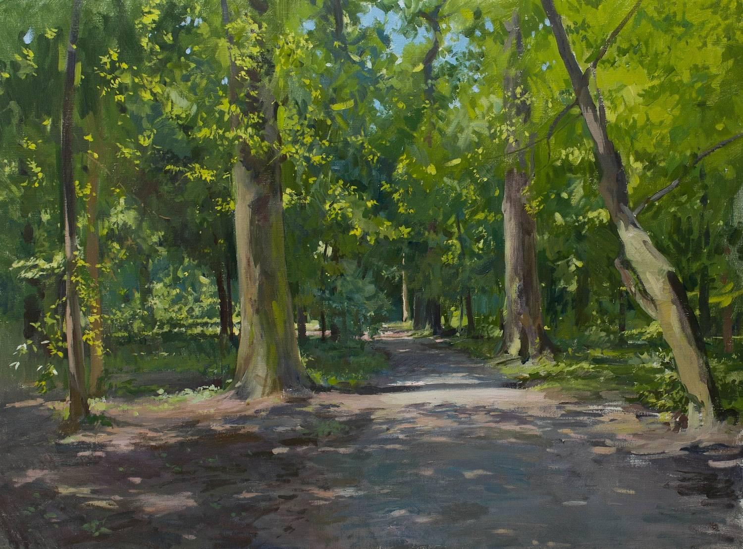 Marc Dalessio Landscape Painting - Path in Maksimir