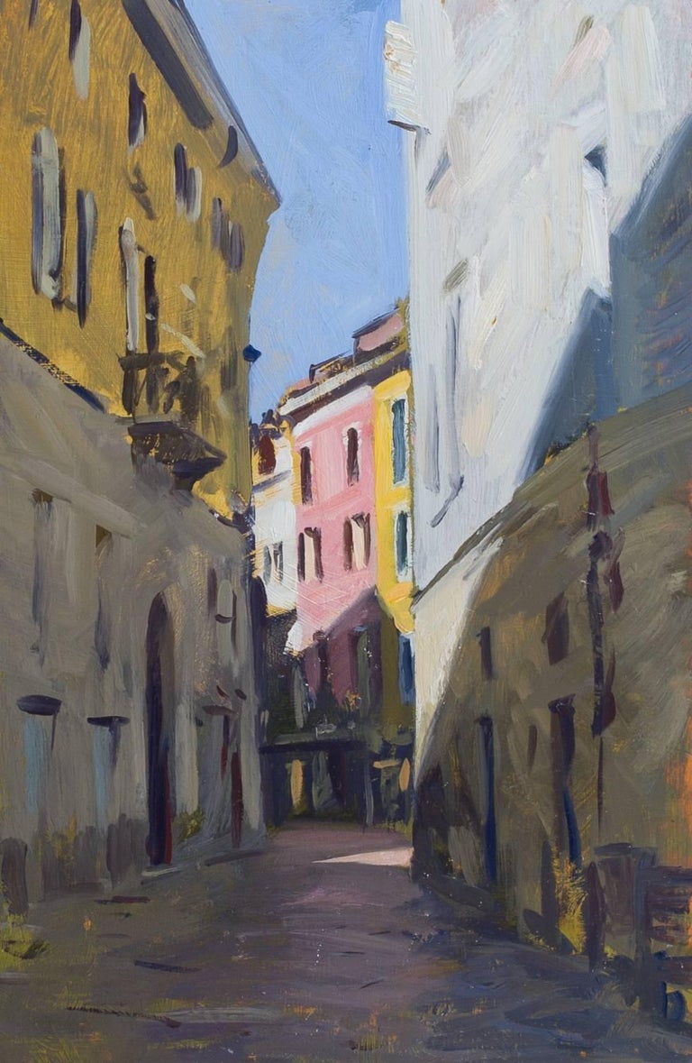 Marc Dalessio Landscape Painting - Street in Varese