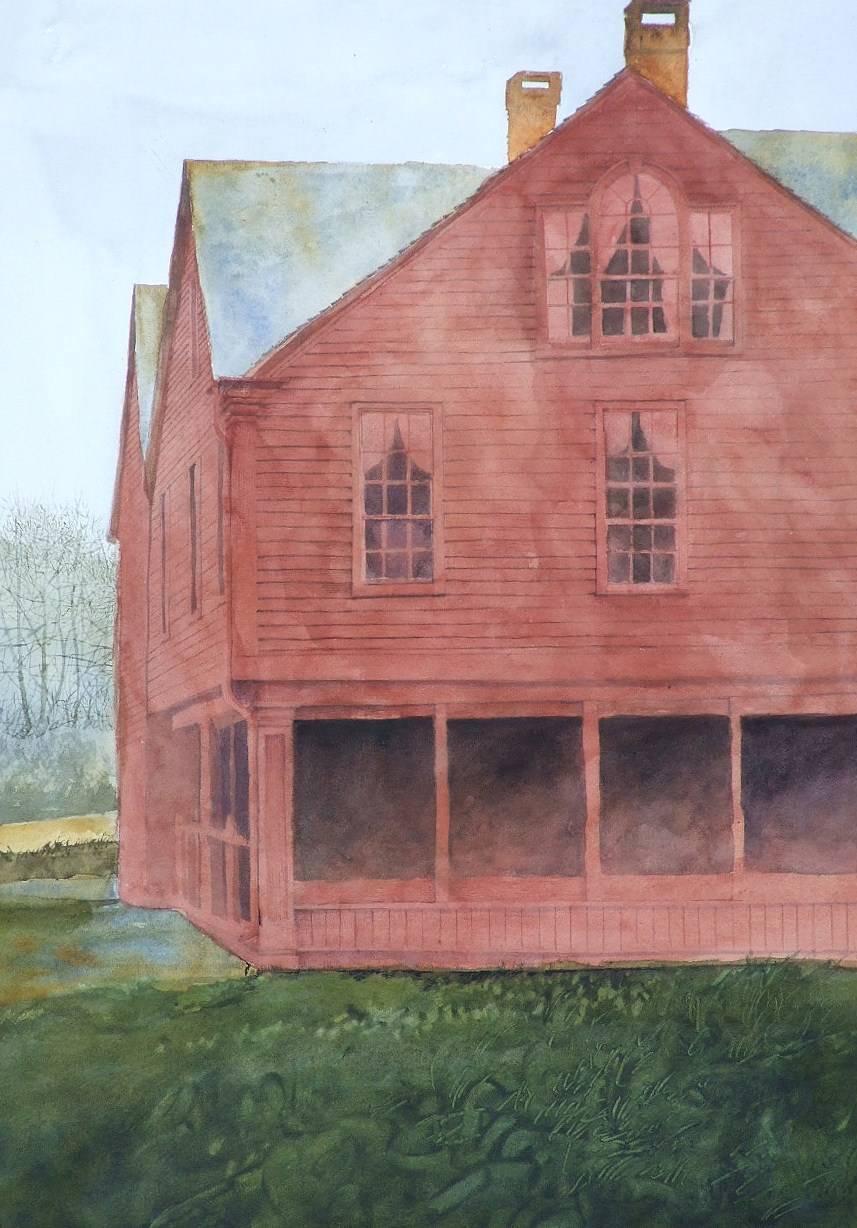 Michael Kotasek Landscape Art – Großes Rot