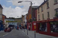 „Main Street, Wexford“, Landschaft, amerikanischer Impressionismus, Main Street