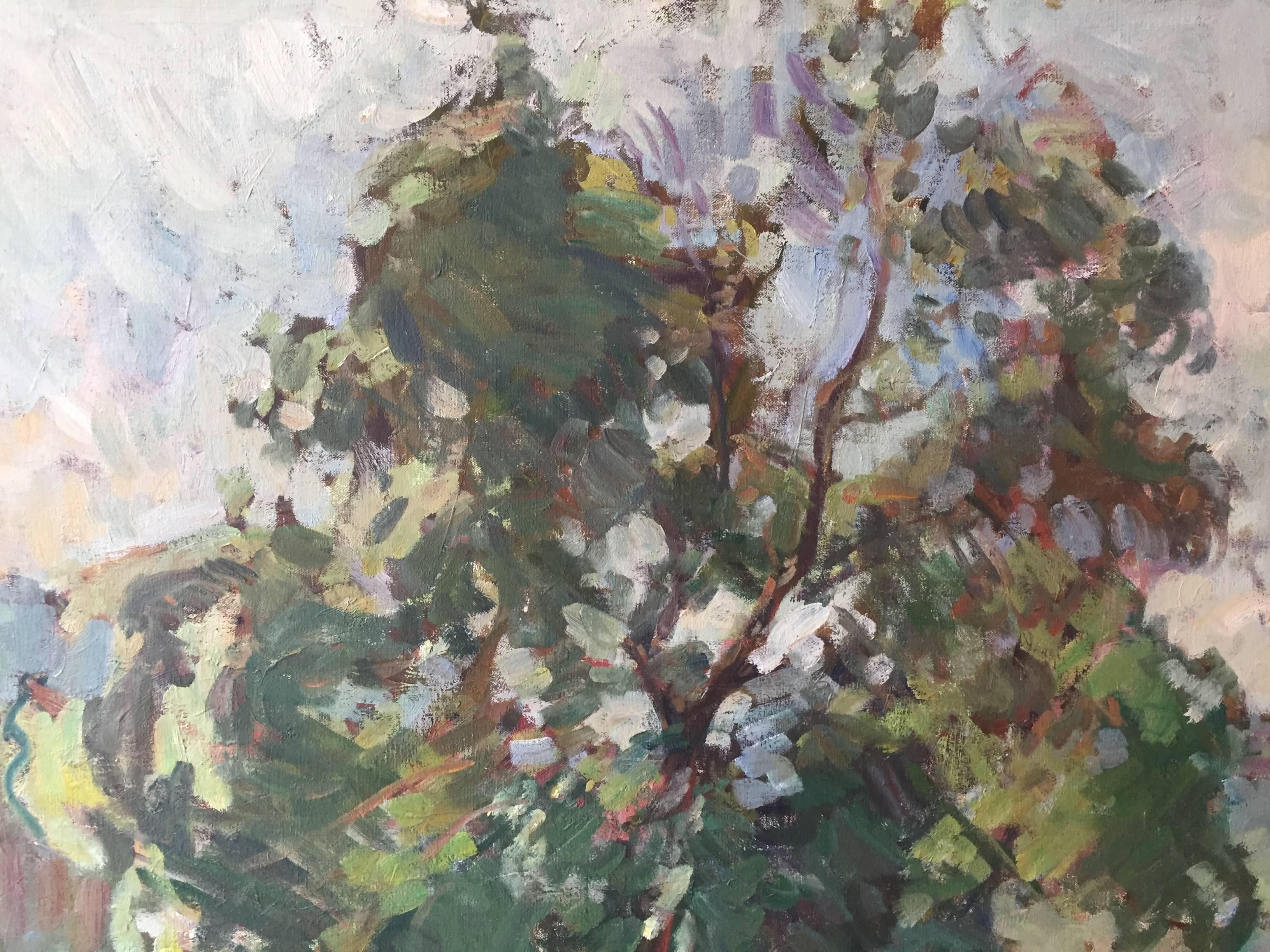Tree - American Impressionist Painting by Ben Fenske
