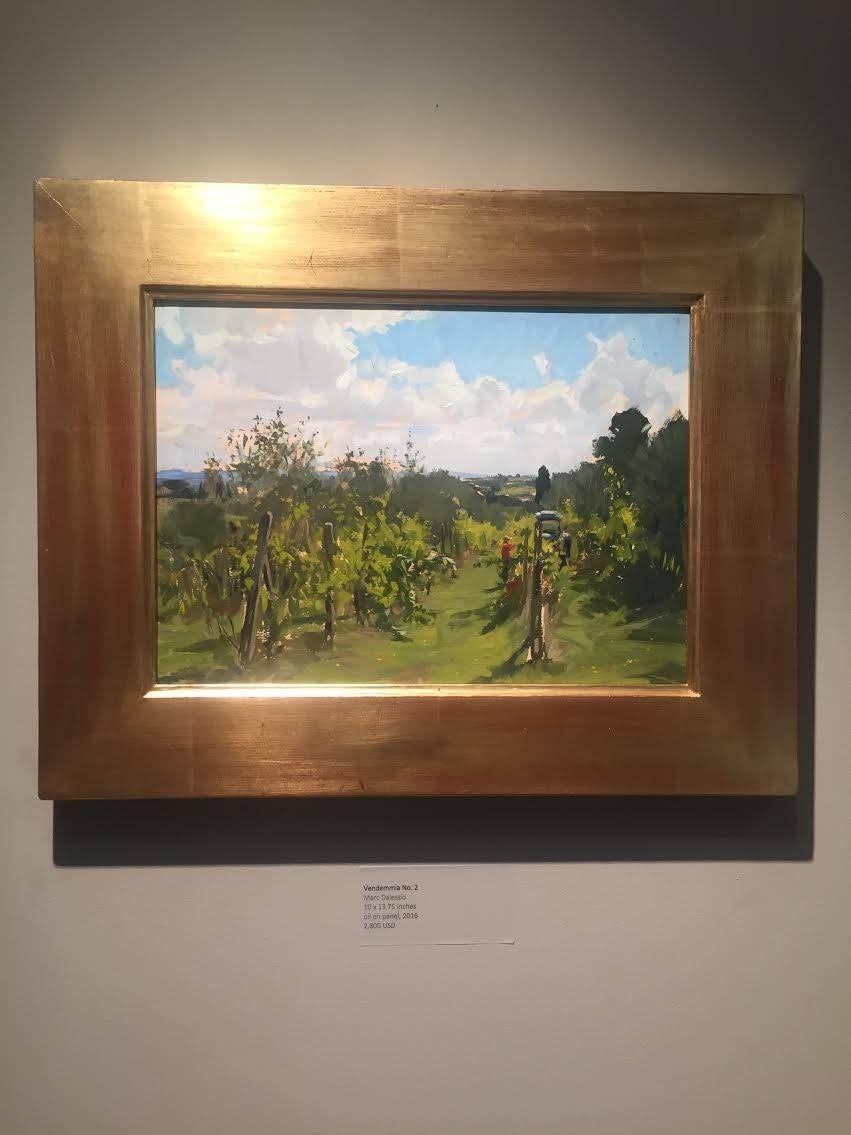 Vendemmia-Nr. 2 (Amerikanischer Impressionismus), Painting, von Marc Dalessio