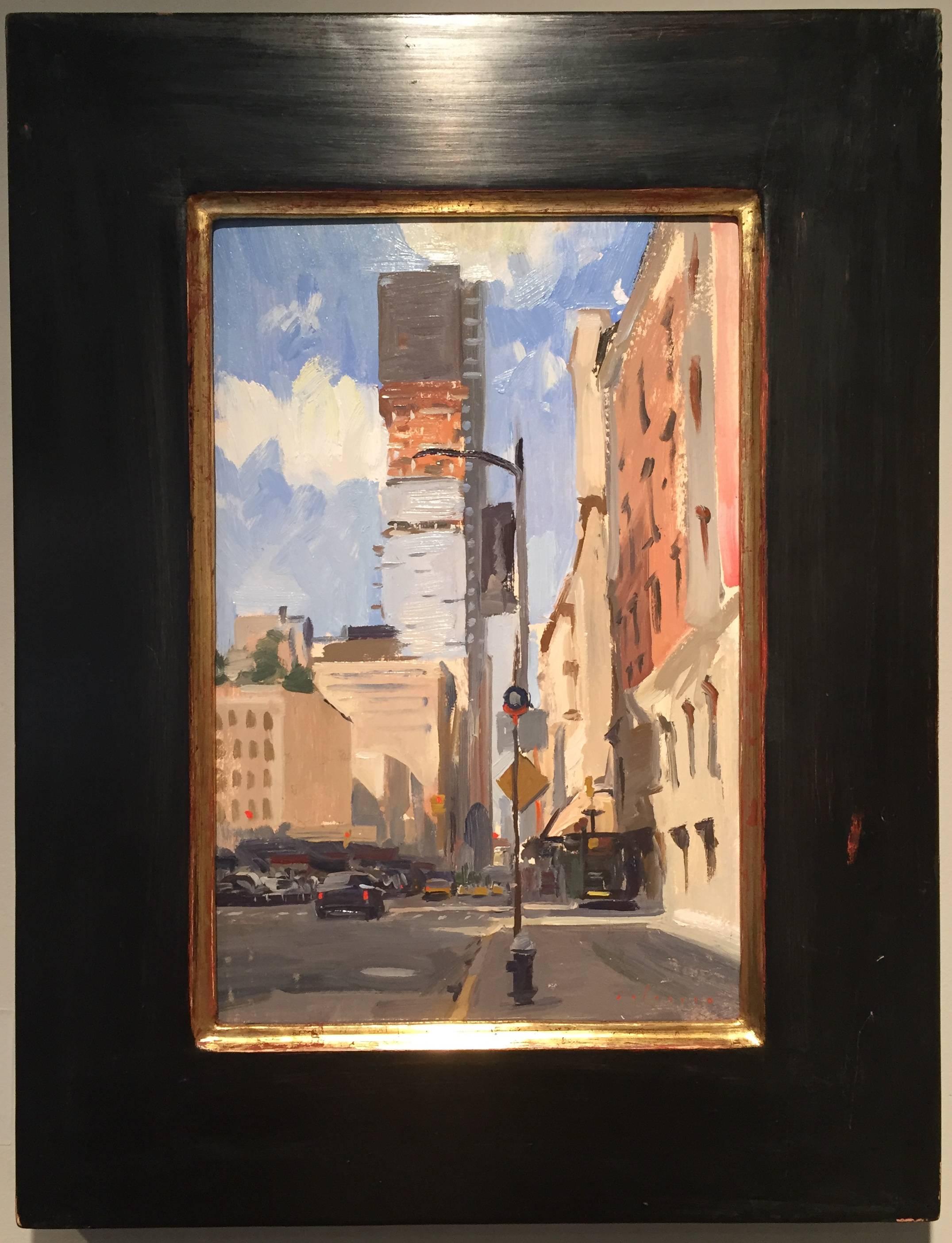 Church Street Tribeca - Painting by Marc Dalessio