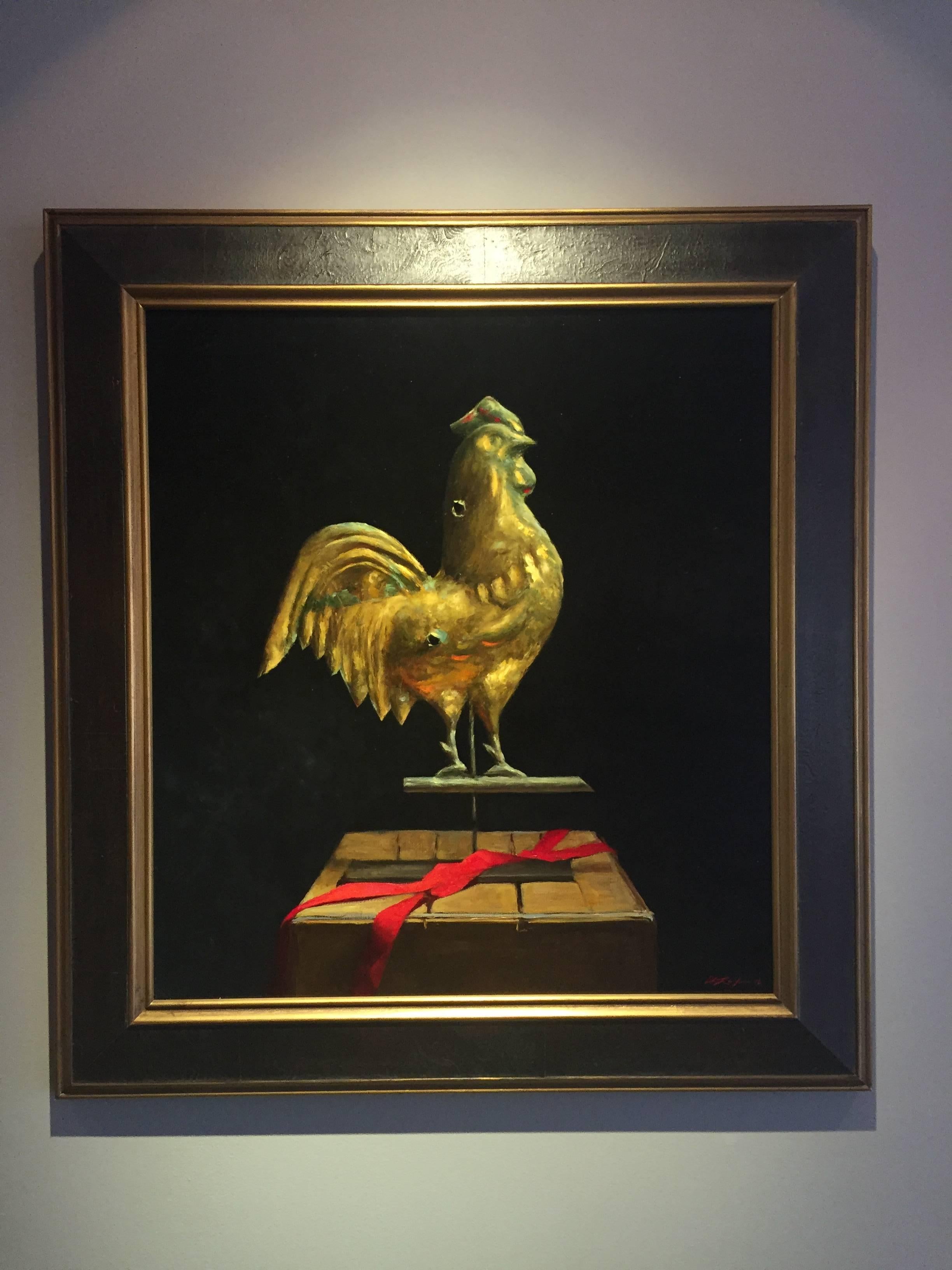 small rooster weathervane