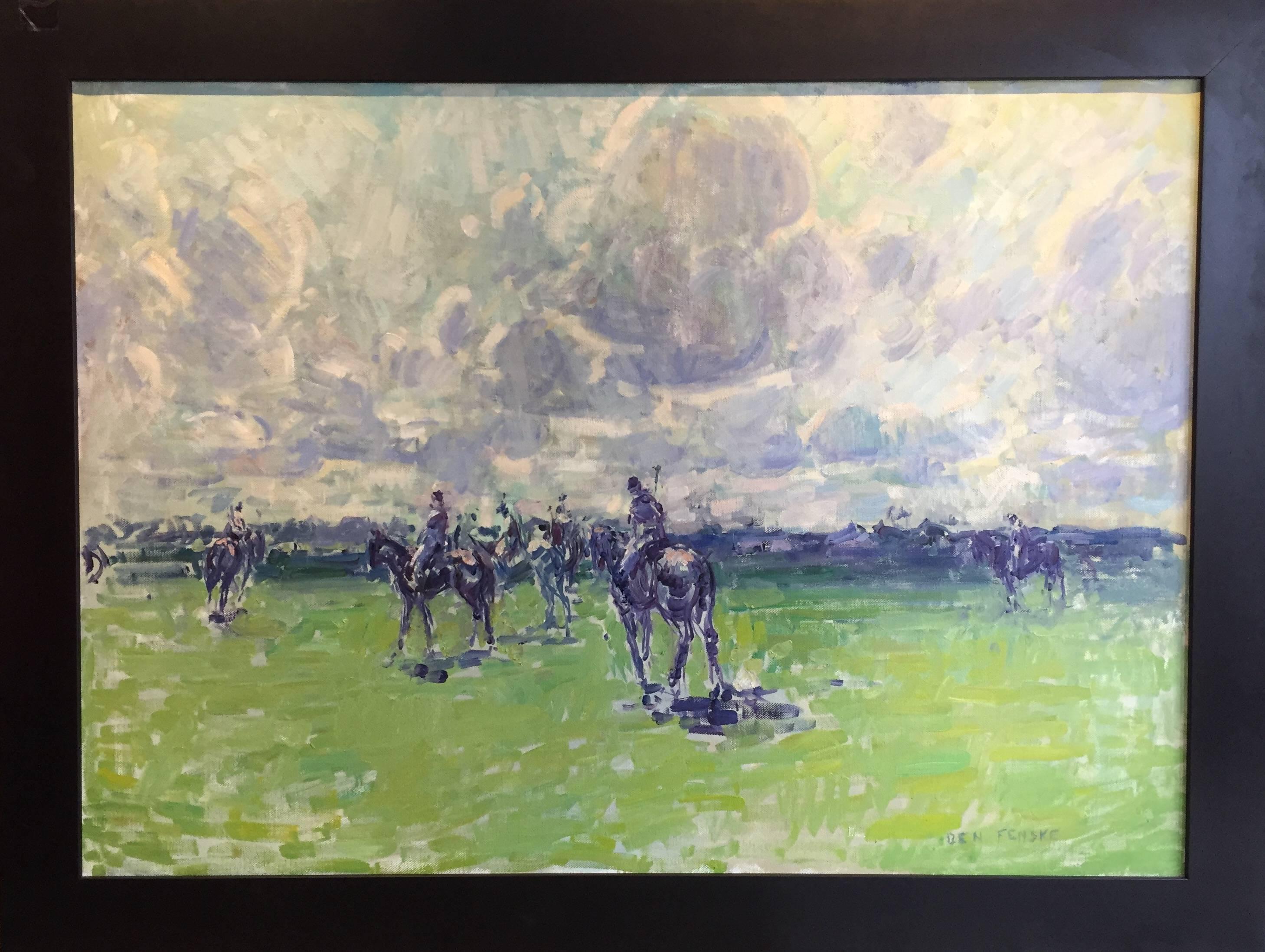 Polo Wellington - Painting by Ben Fenske