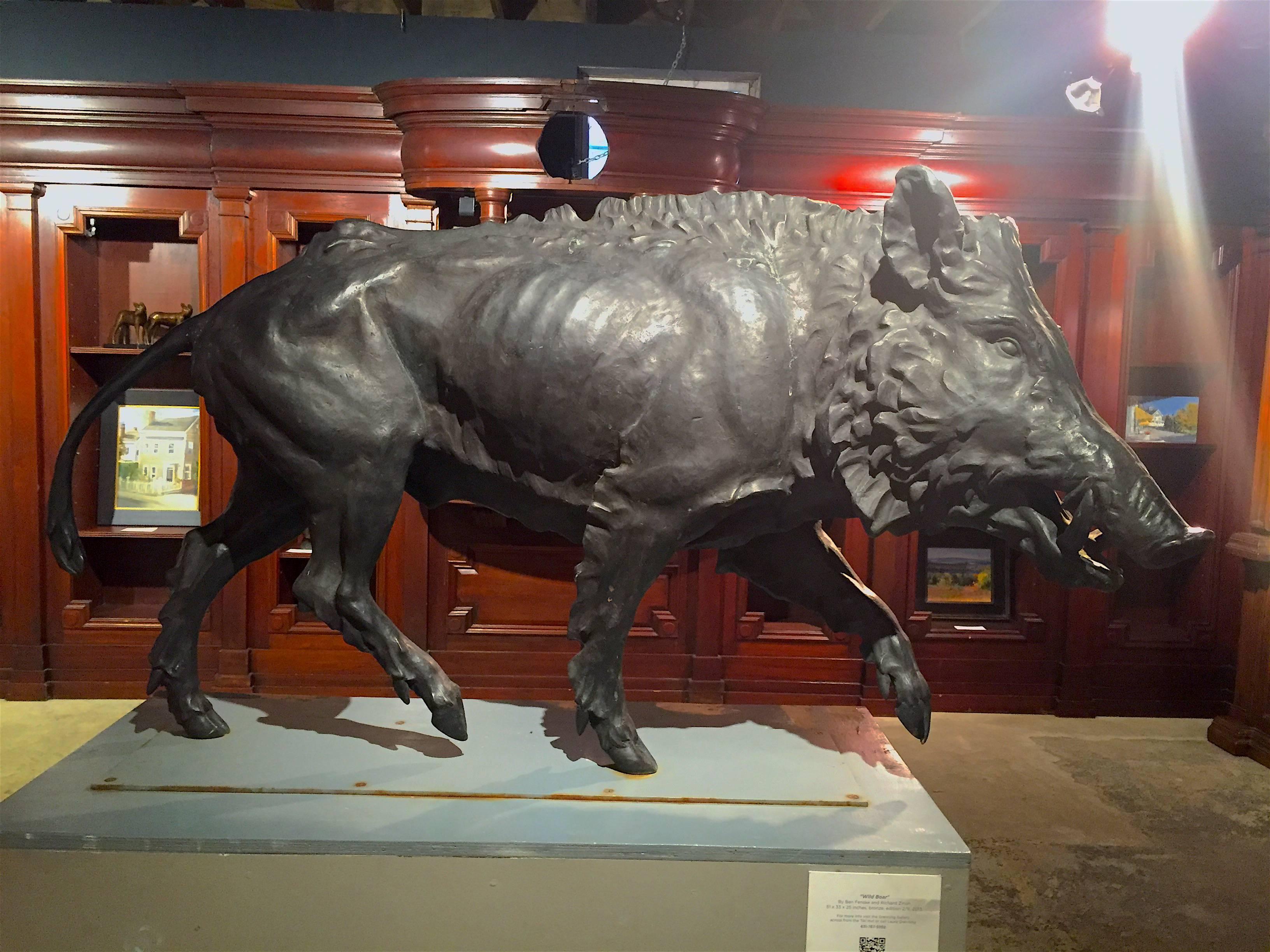 ‘Wild Boar’, the striking new bronze sculpture by Ben Fenske and Richard Zinon, vibrantly illustrates the ‘new’ Renaissance currently under way.

Ferocious yet graceful. 

Spawned by major advancements in communications, travel and life sciences of