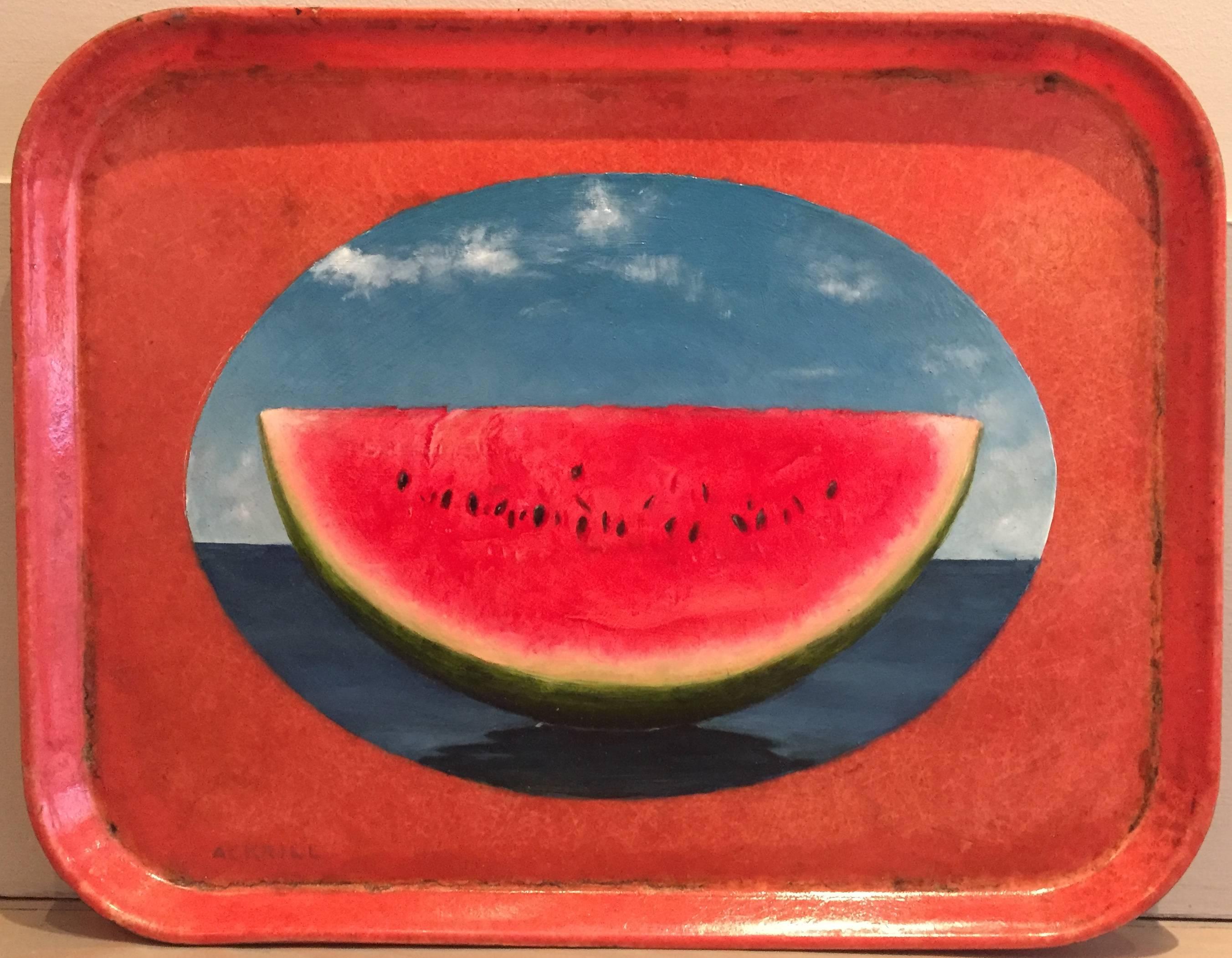 watermelon color paint