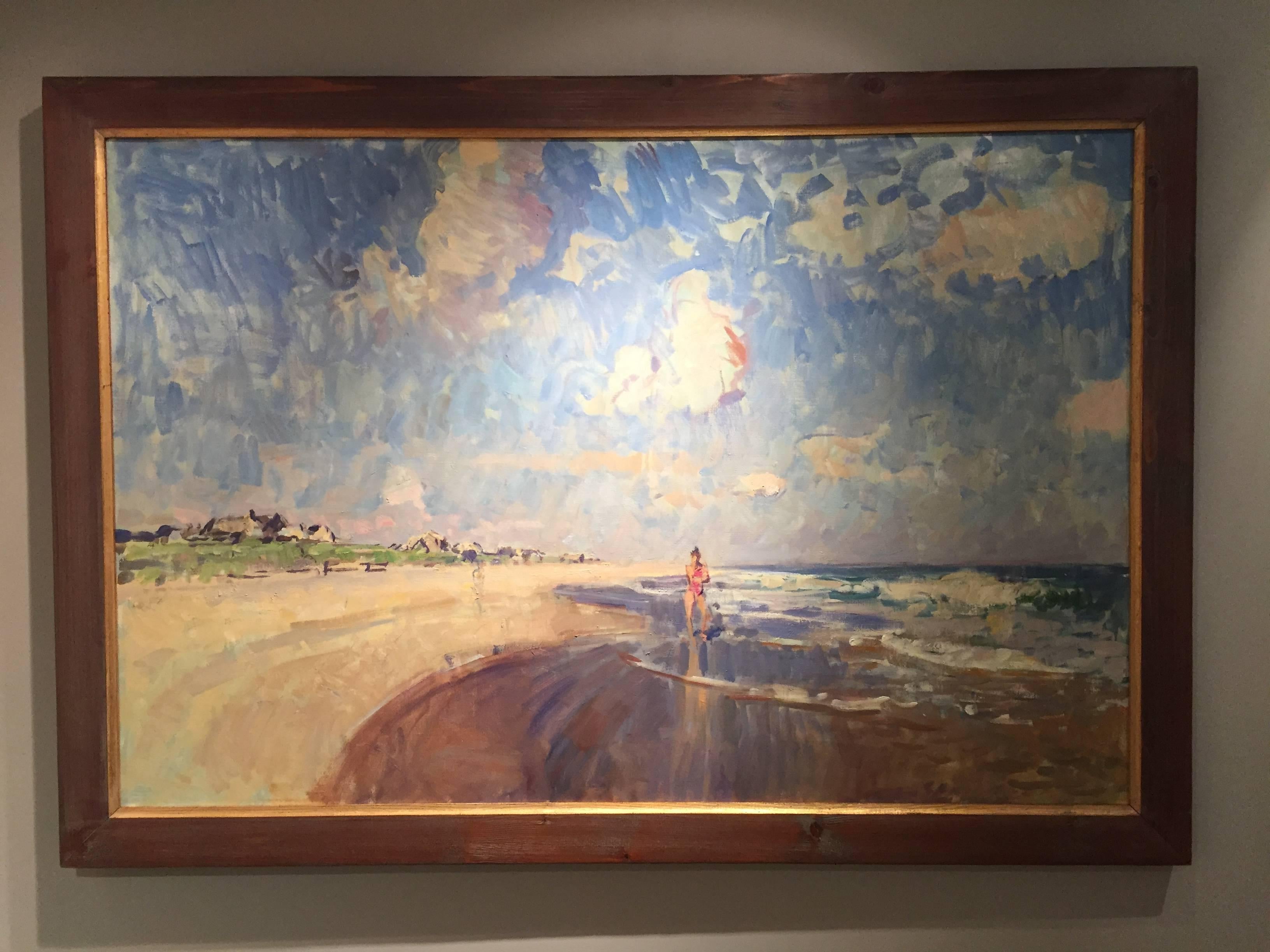 Gibson Beach - Painting by Ben Fenske