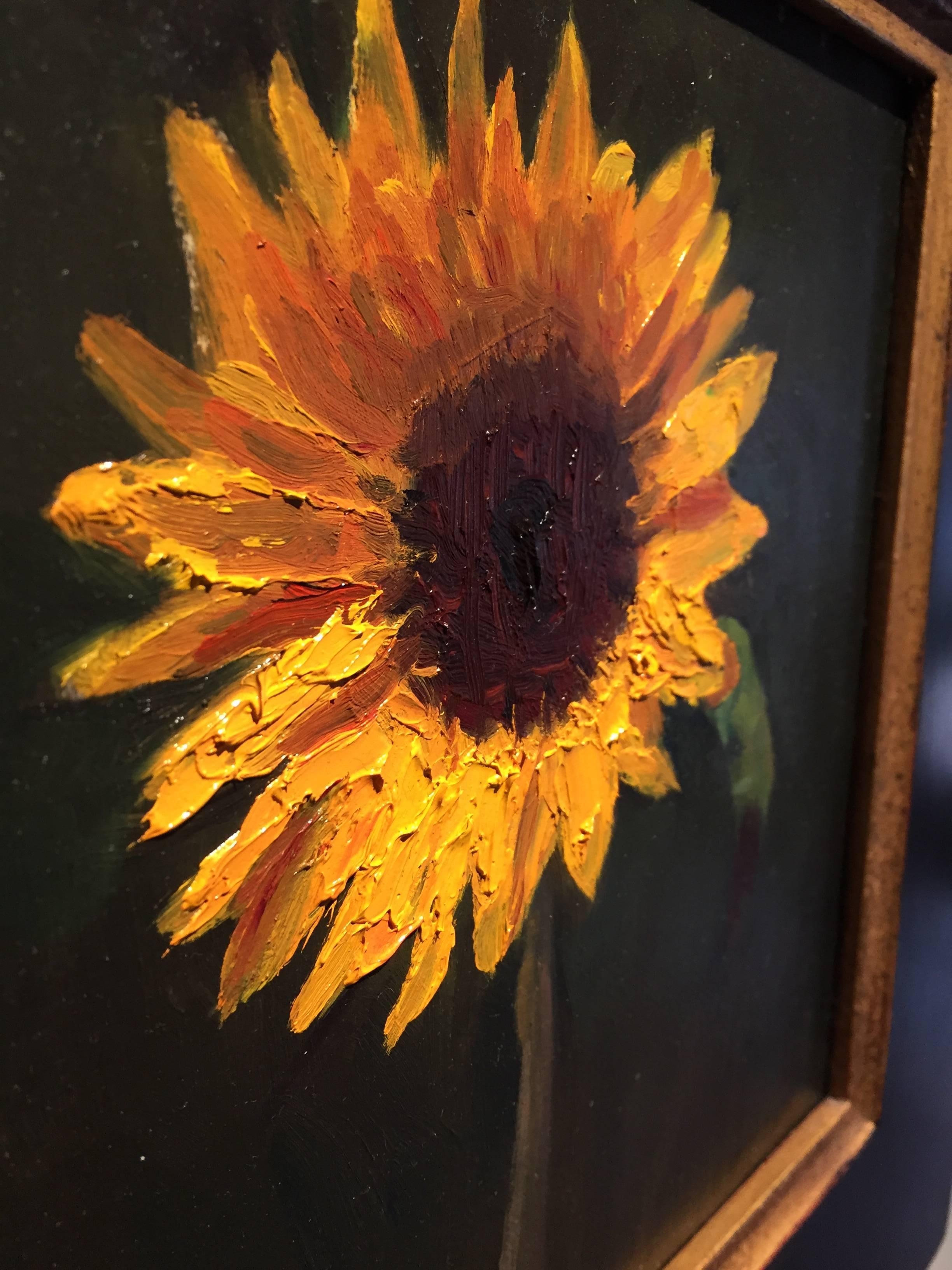 how much is sunflowers painting worth