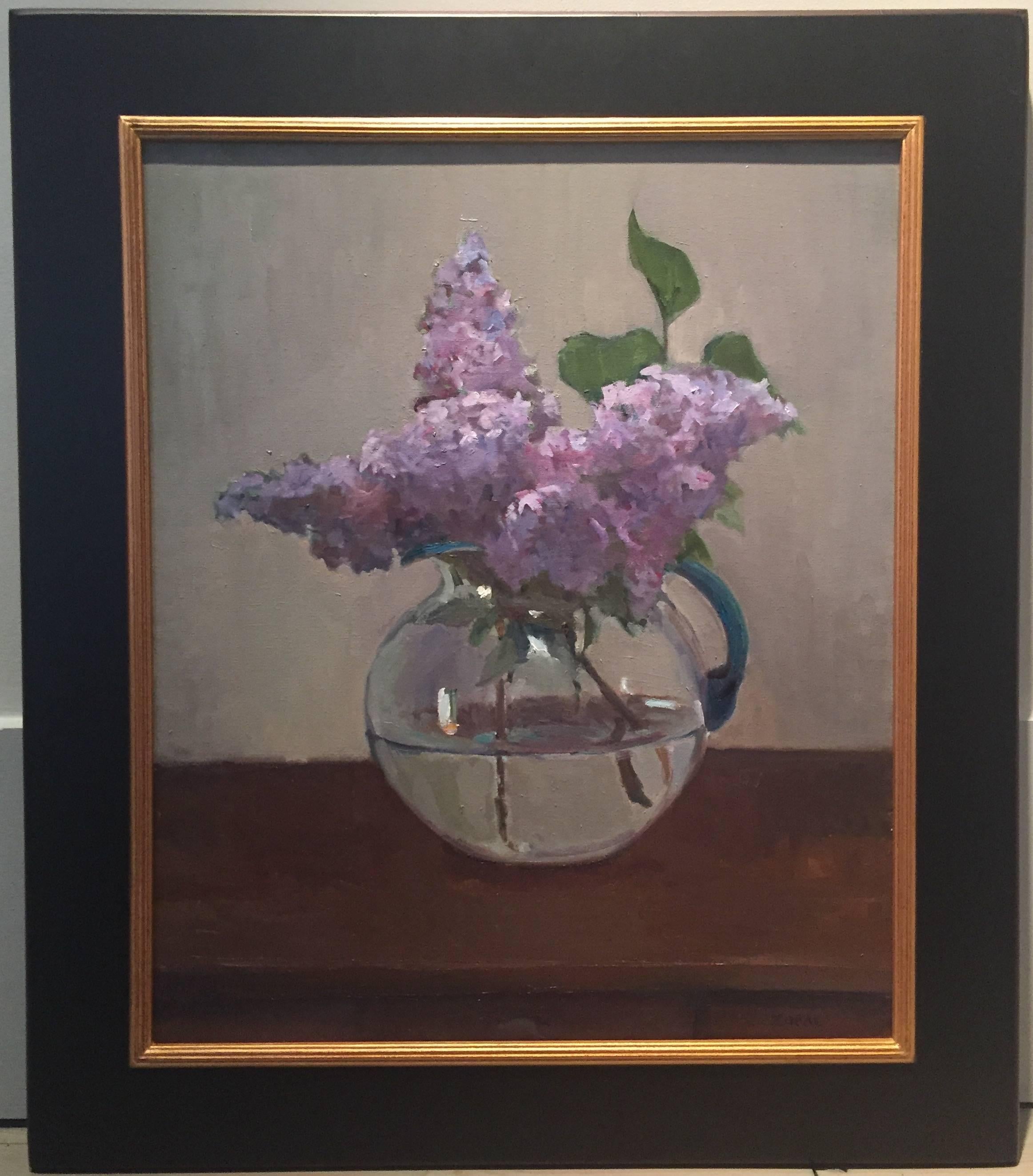 Lilacs - Painting by Maryann Lucas