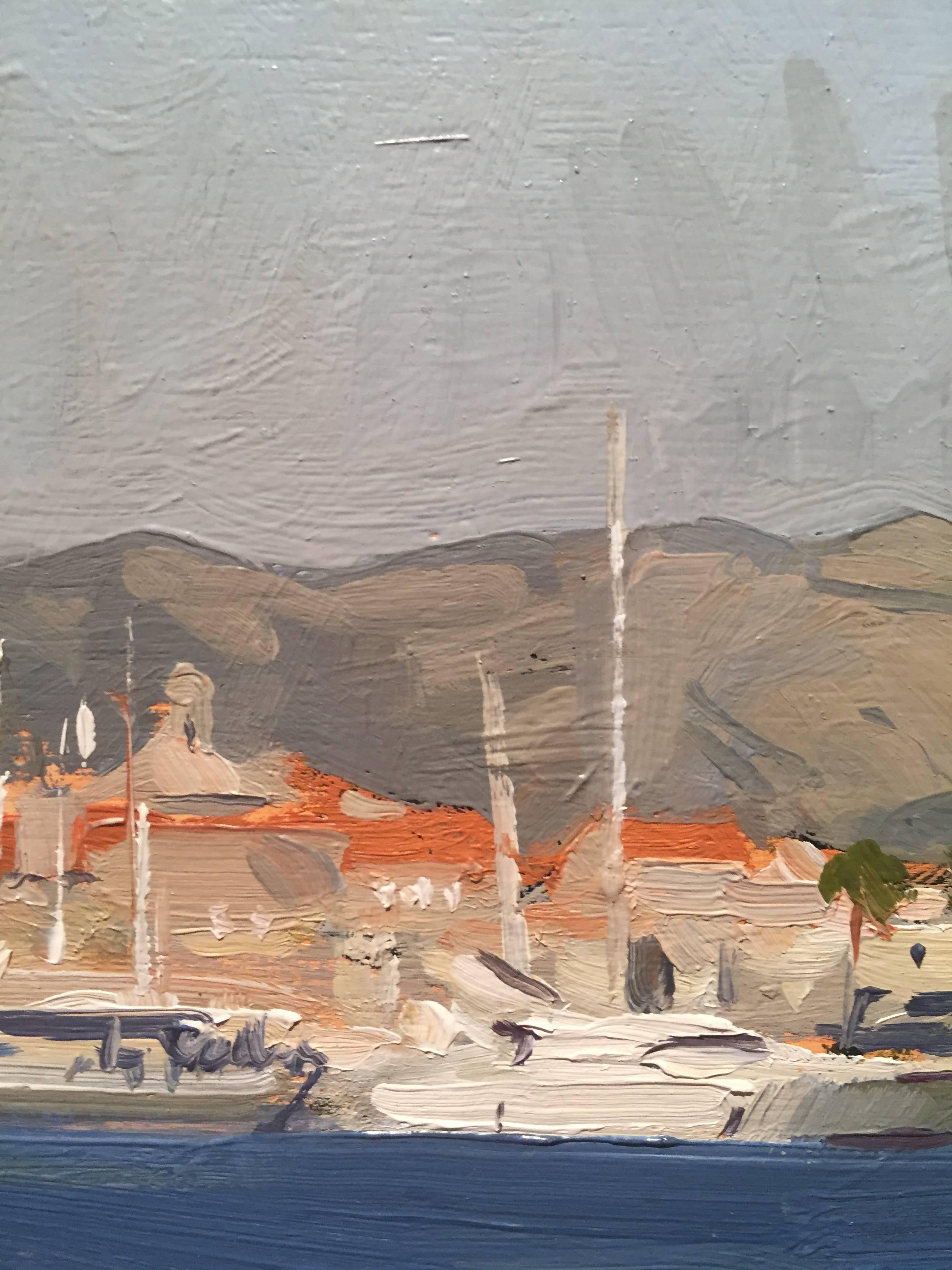 Korcula - American Impressionist Painting by Marc Dalessio