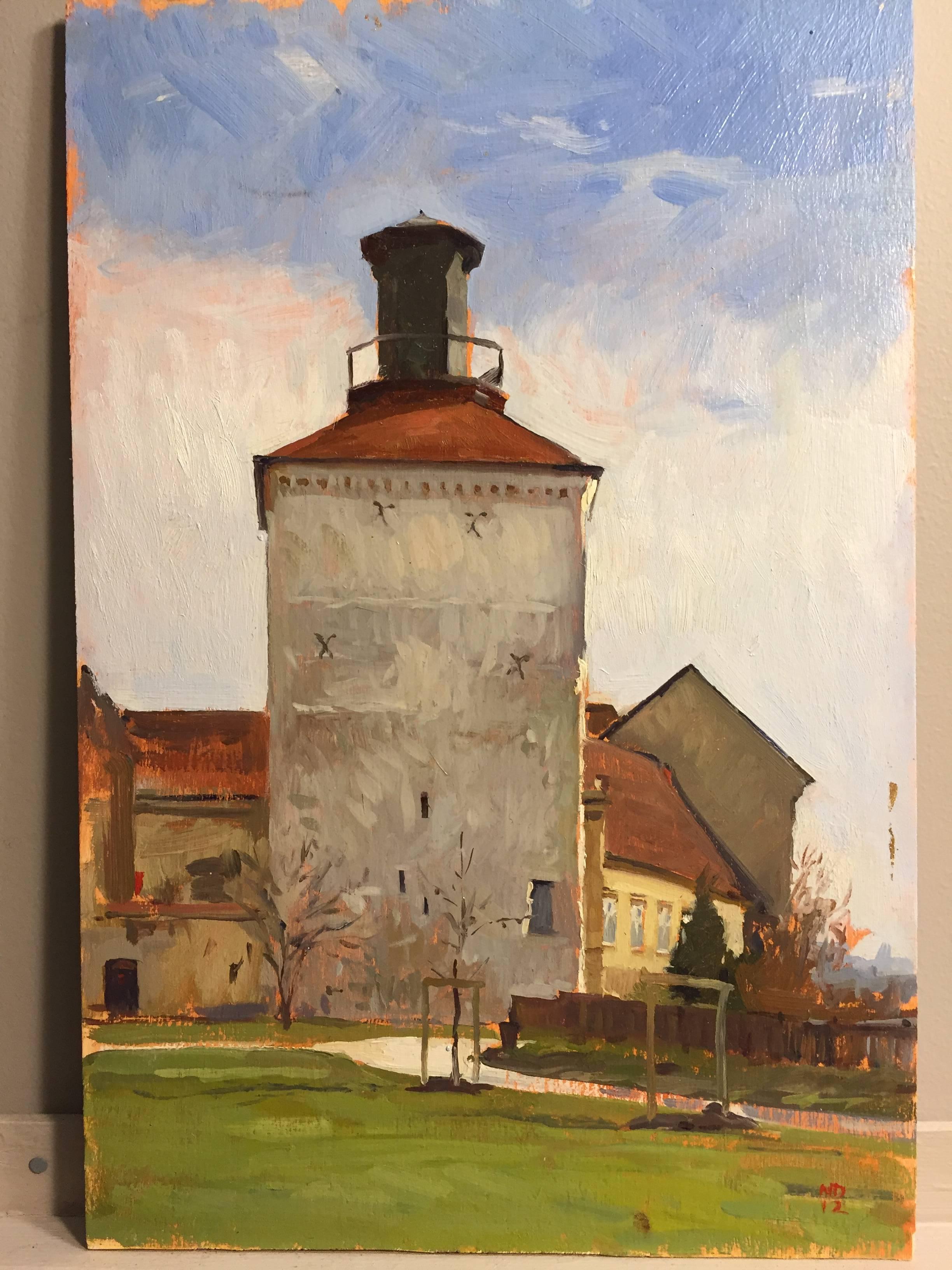Der Turm von Lotrscak – Painting von Marc Dalessio