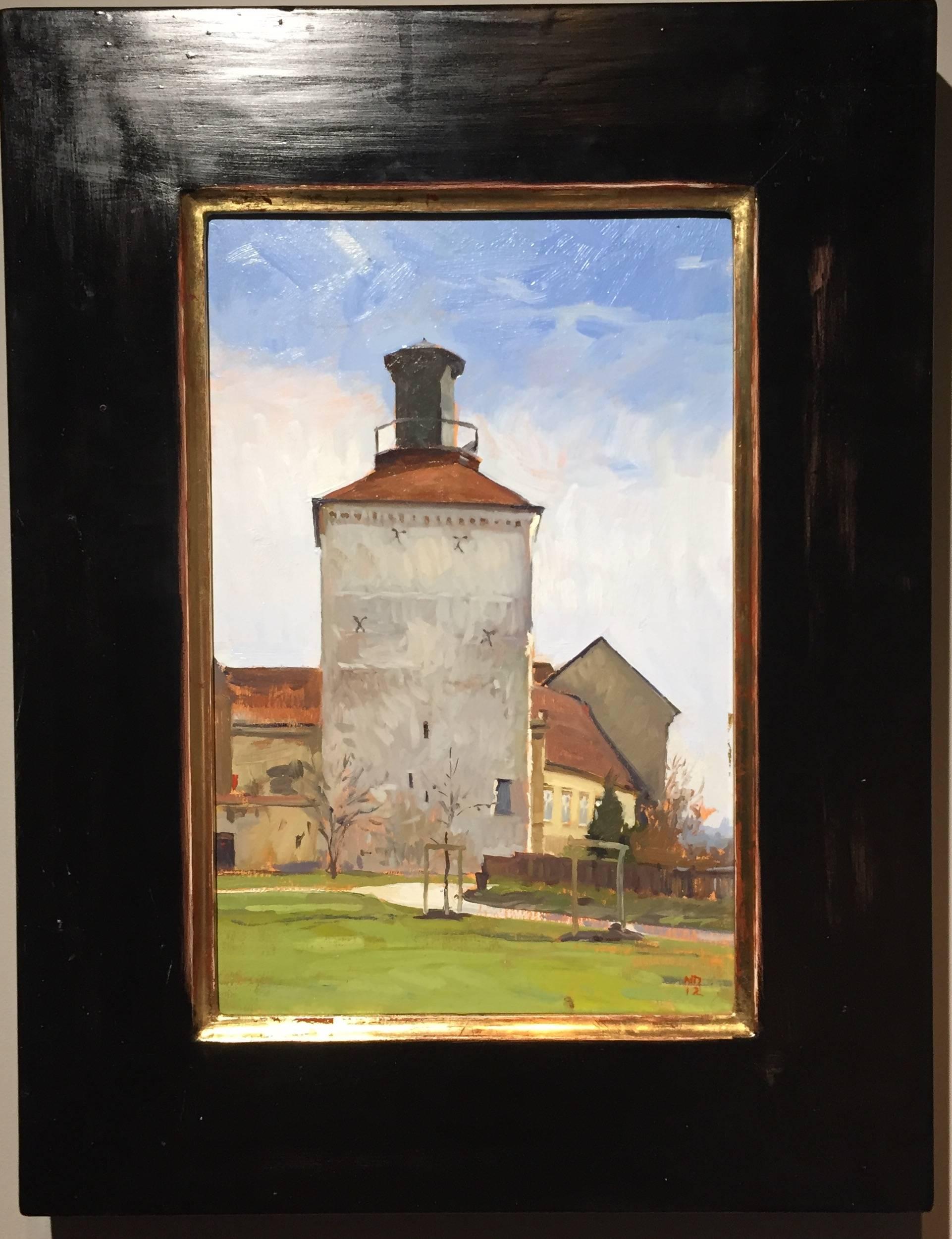 Der Turm von Lotrscak (Amerikanischer Impressionismus), Painting, von Marc Dalessio