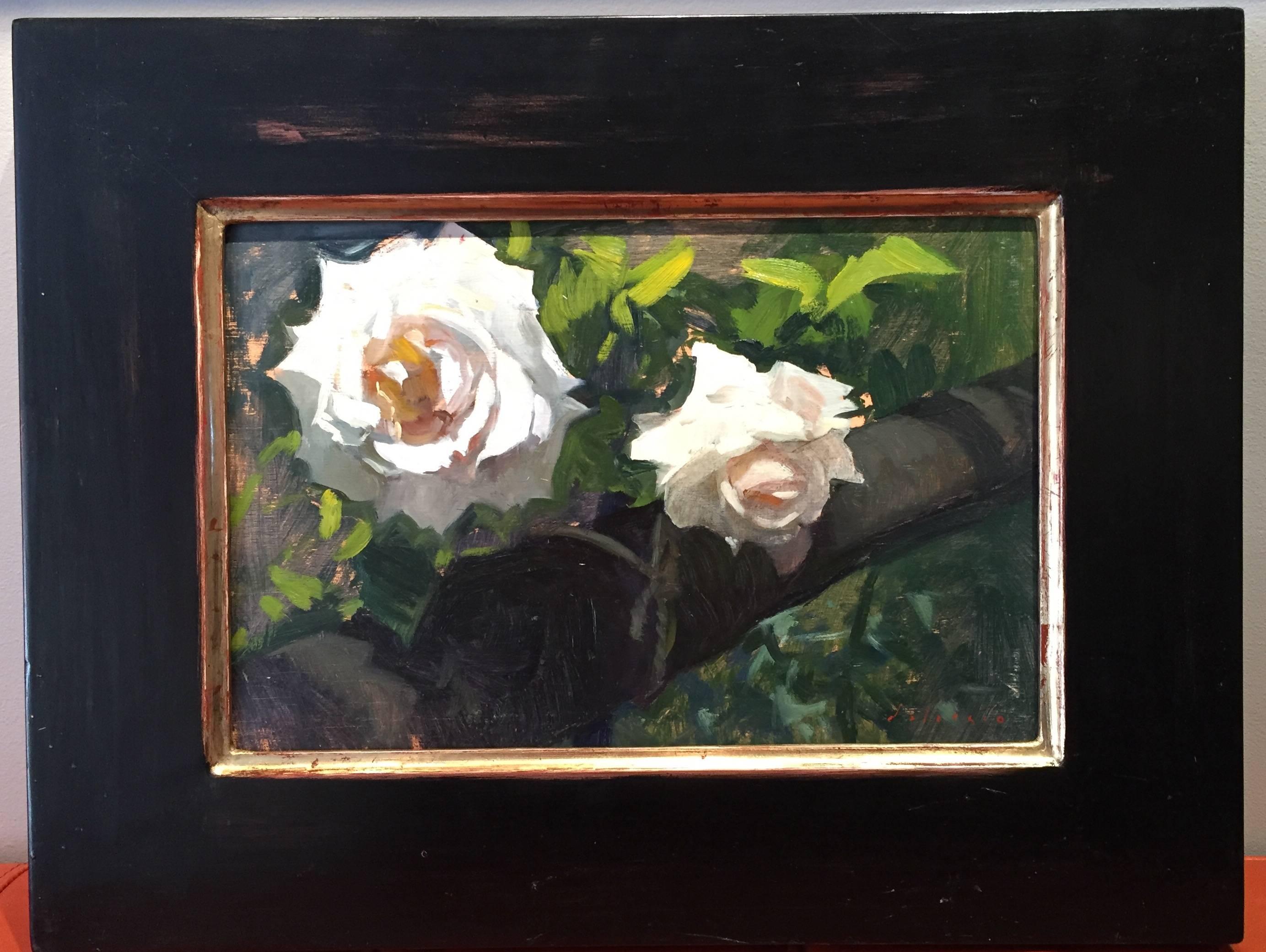 two roses painting