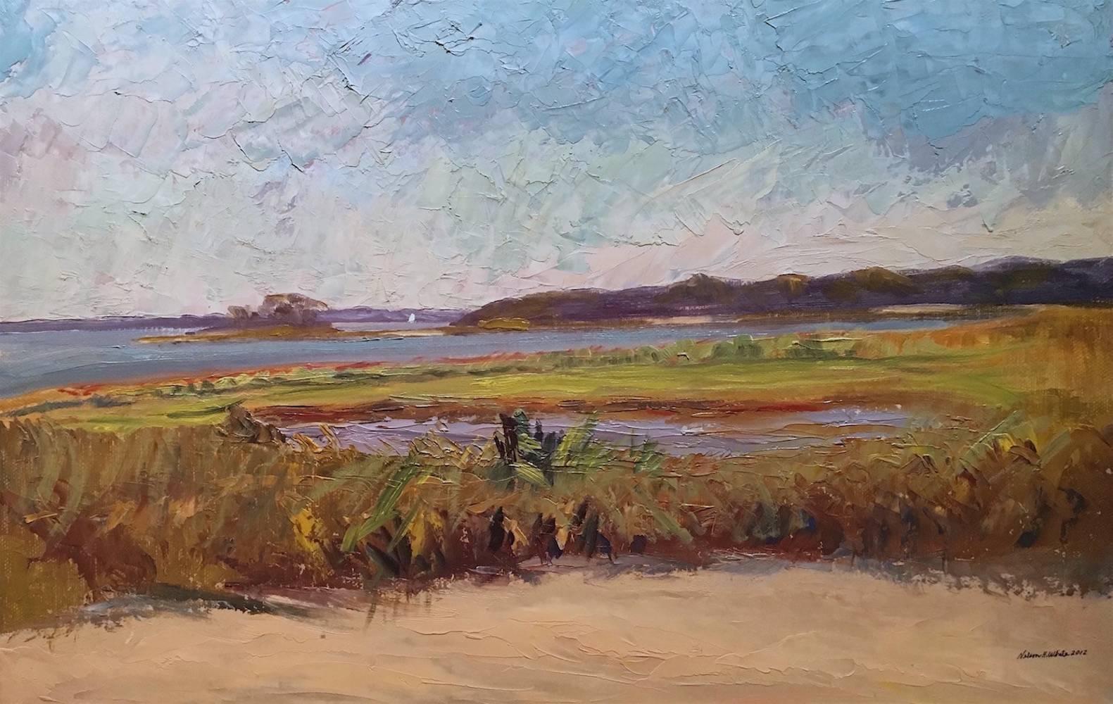 Nelson H. White Landscape Painting - Mashomack Point