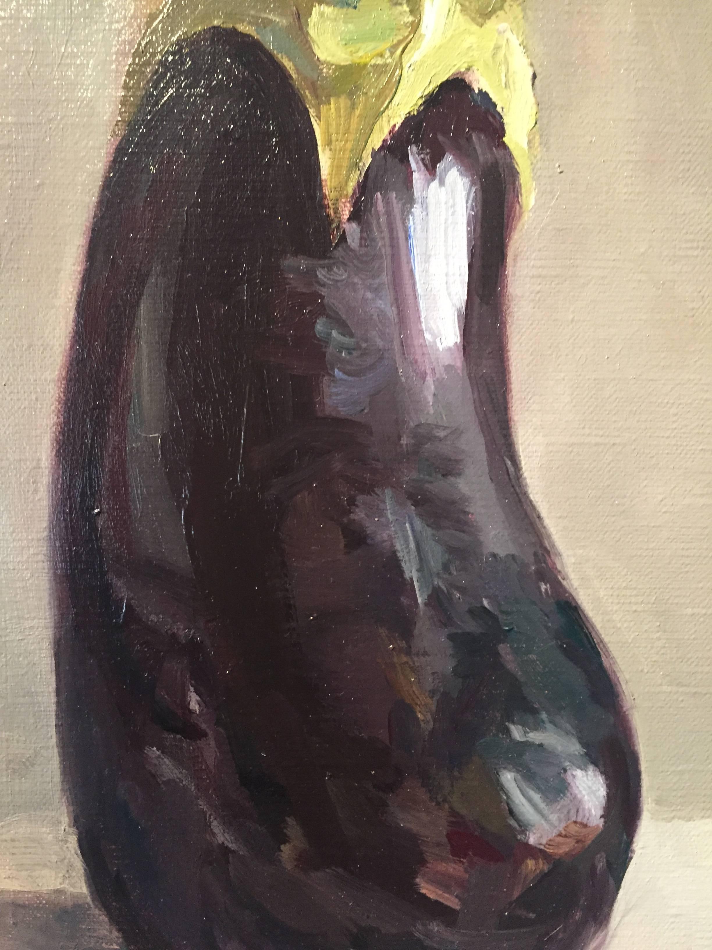 eggplant painting