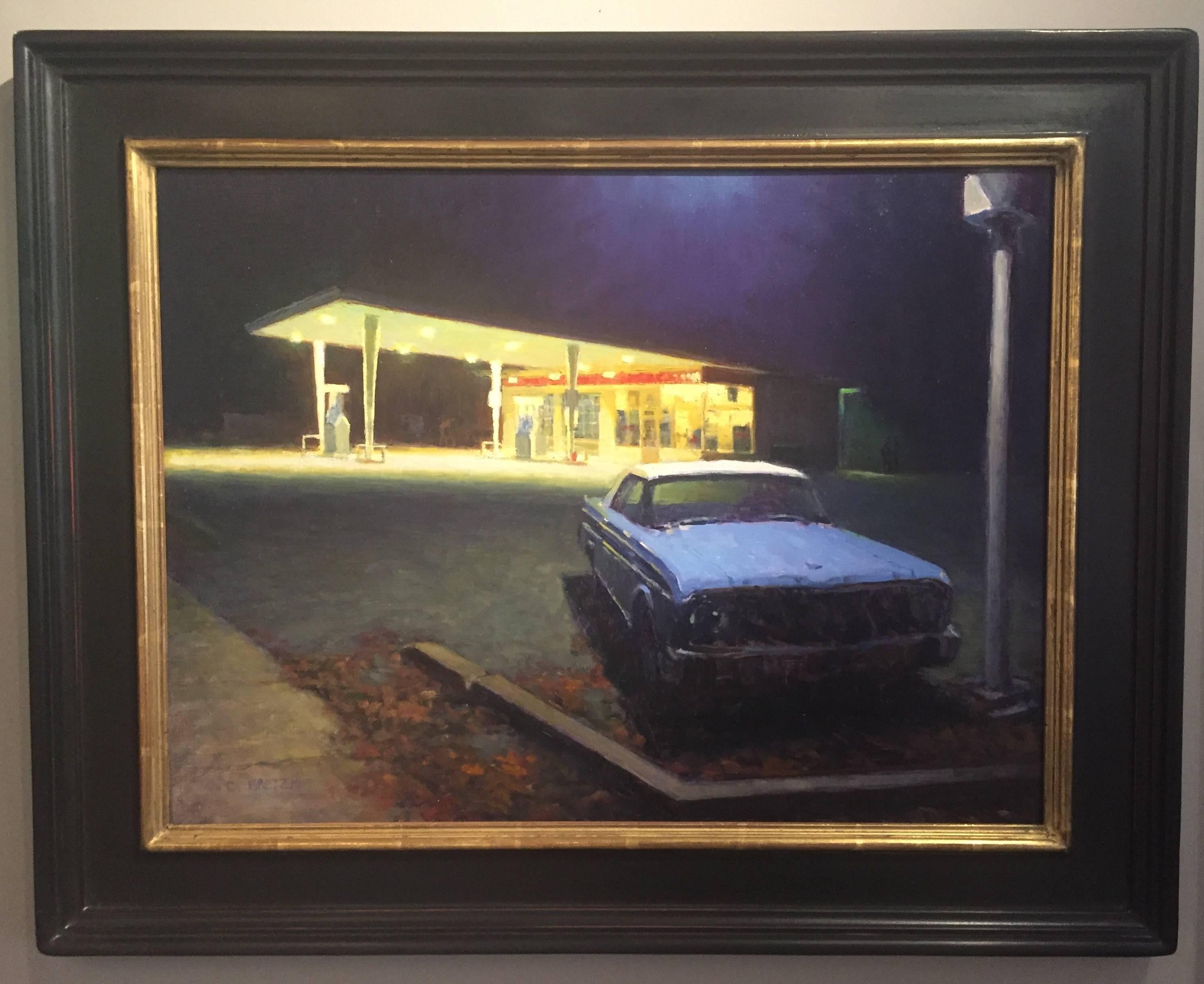 Exxon Ford - Painting by Carl Bretzke