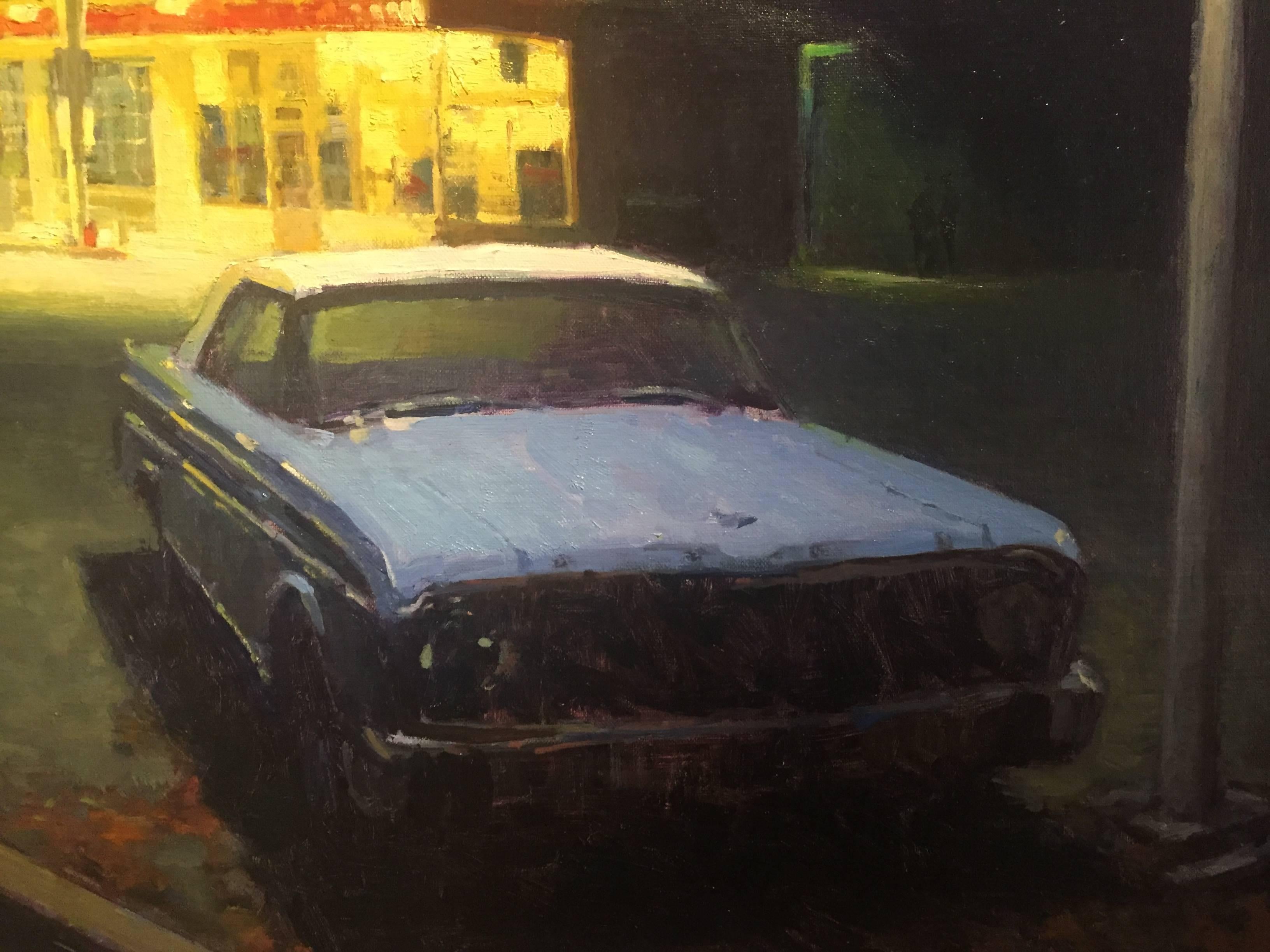 Exxon Ford - American Realist Painting by Carl Bretzke
