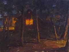 Cabin at Night