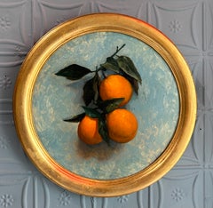 "Oranges #3" realist, still life, citrus, framed & signed