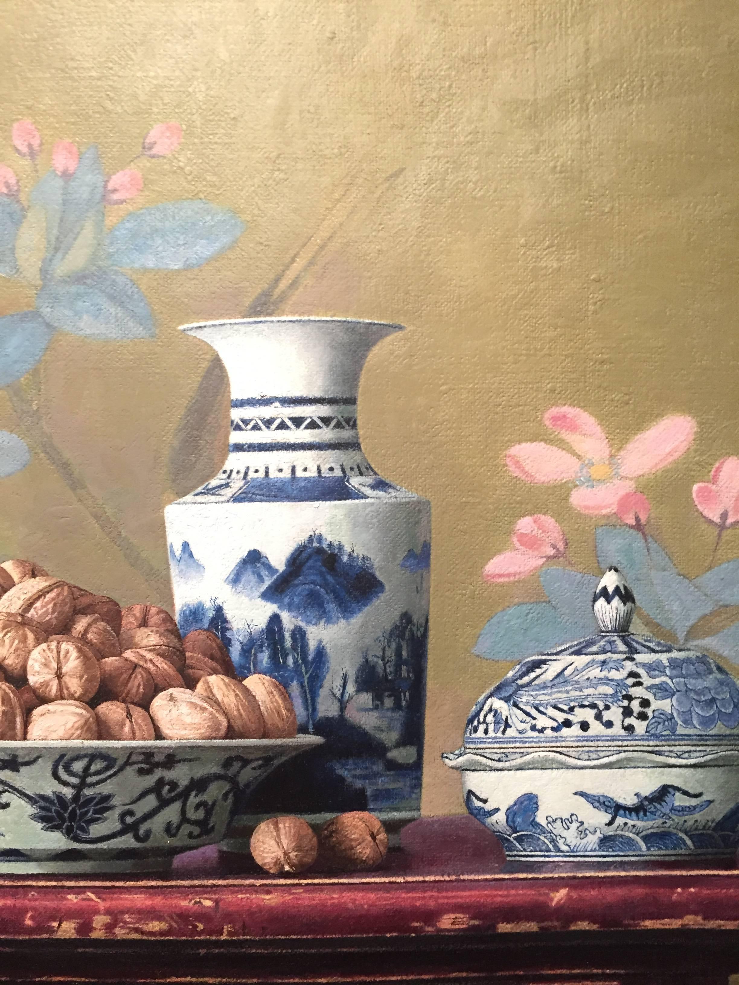 Noci in tavola - Painting Realismo di Yin Yong Chun