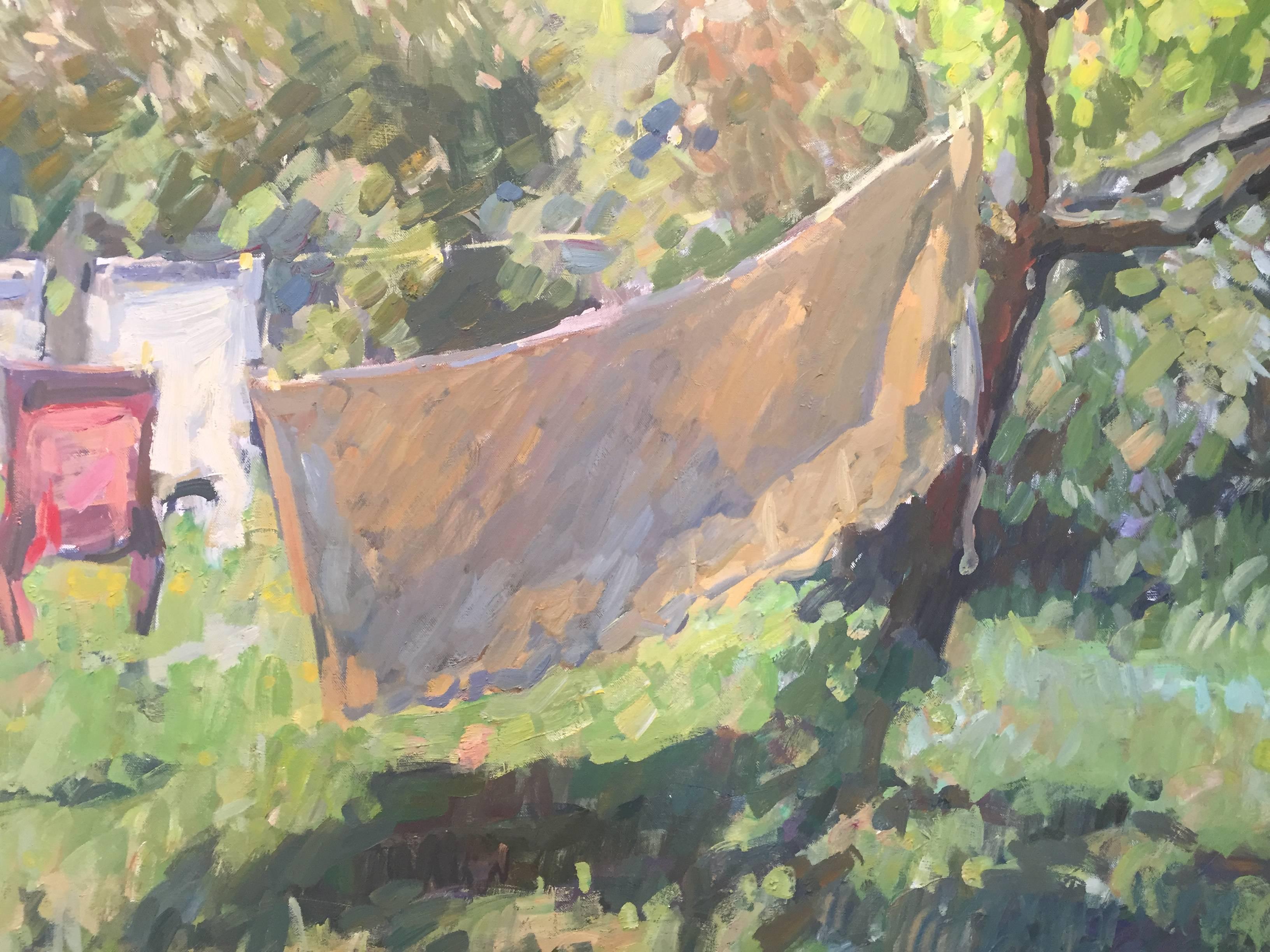 Painted en plein air at his farmhouse in Chianti, italy, Fenske delivers vibrance and movement with 