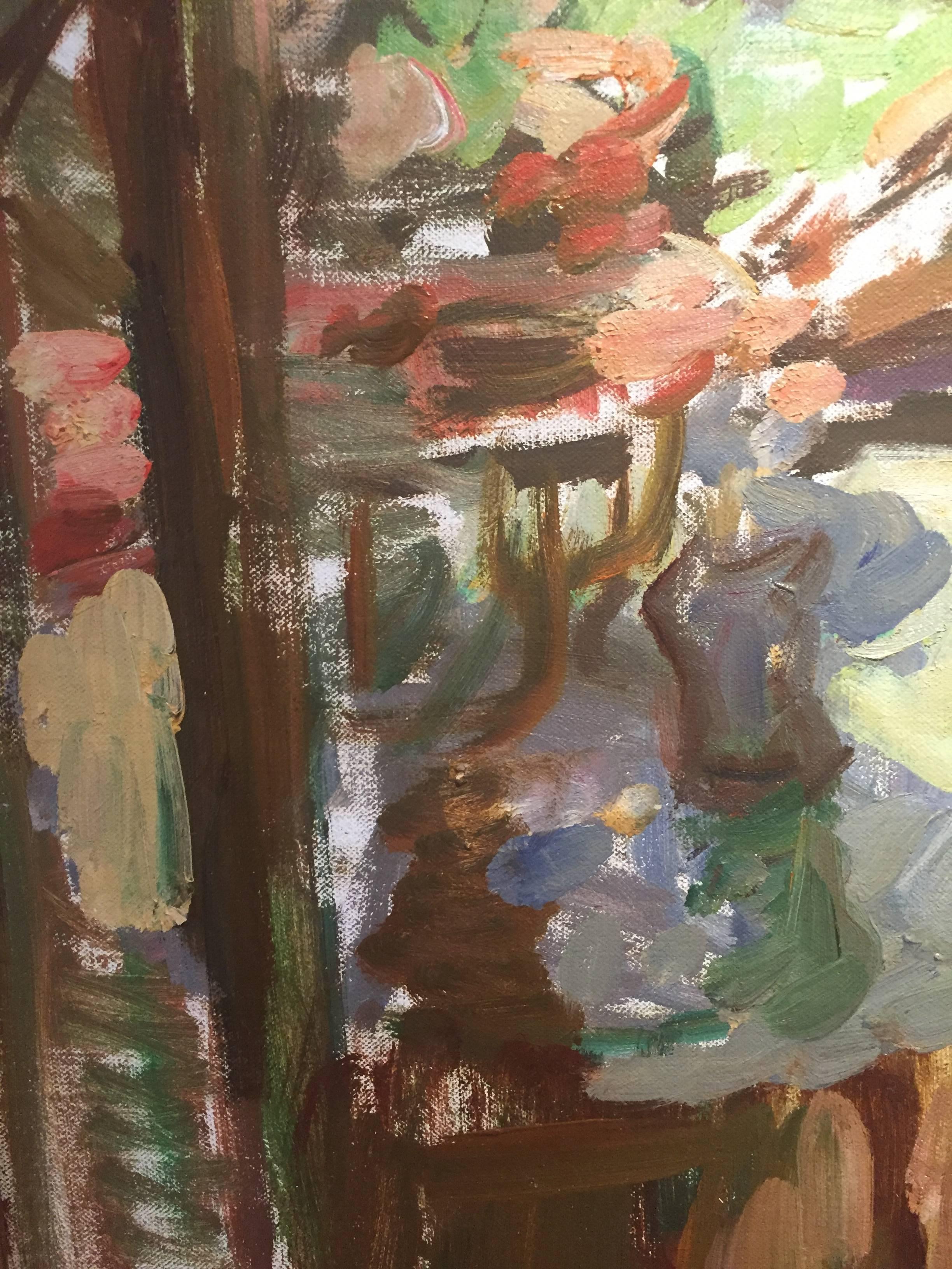 Morning - American Impressionist Painting by Ben Fenske
