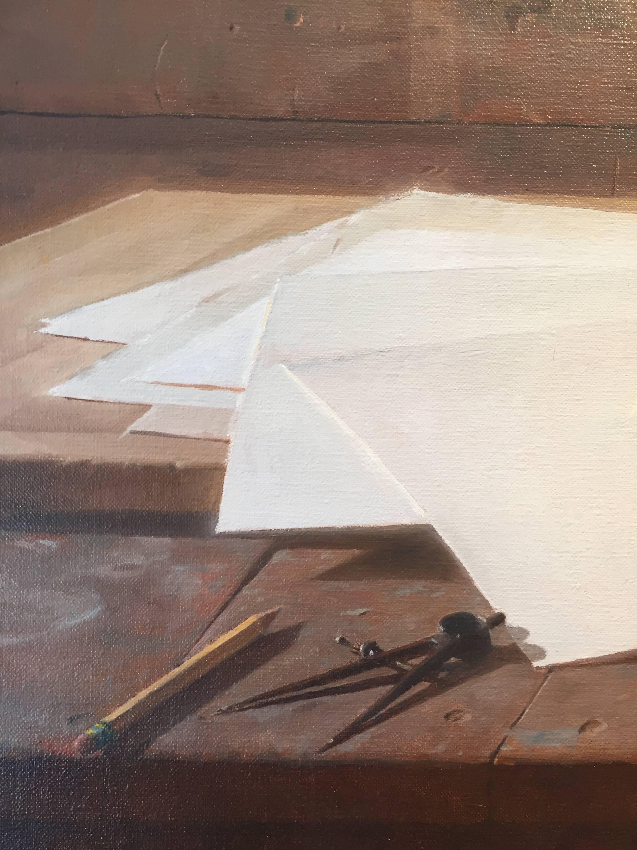 Carta con strumenti da disegno 1