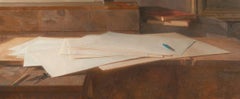 Carta con strumenti da disegno