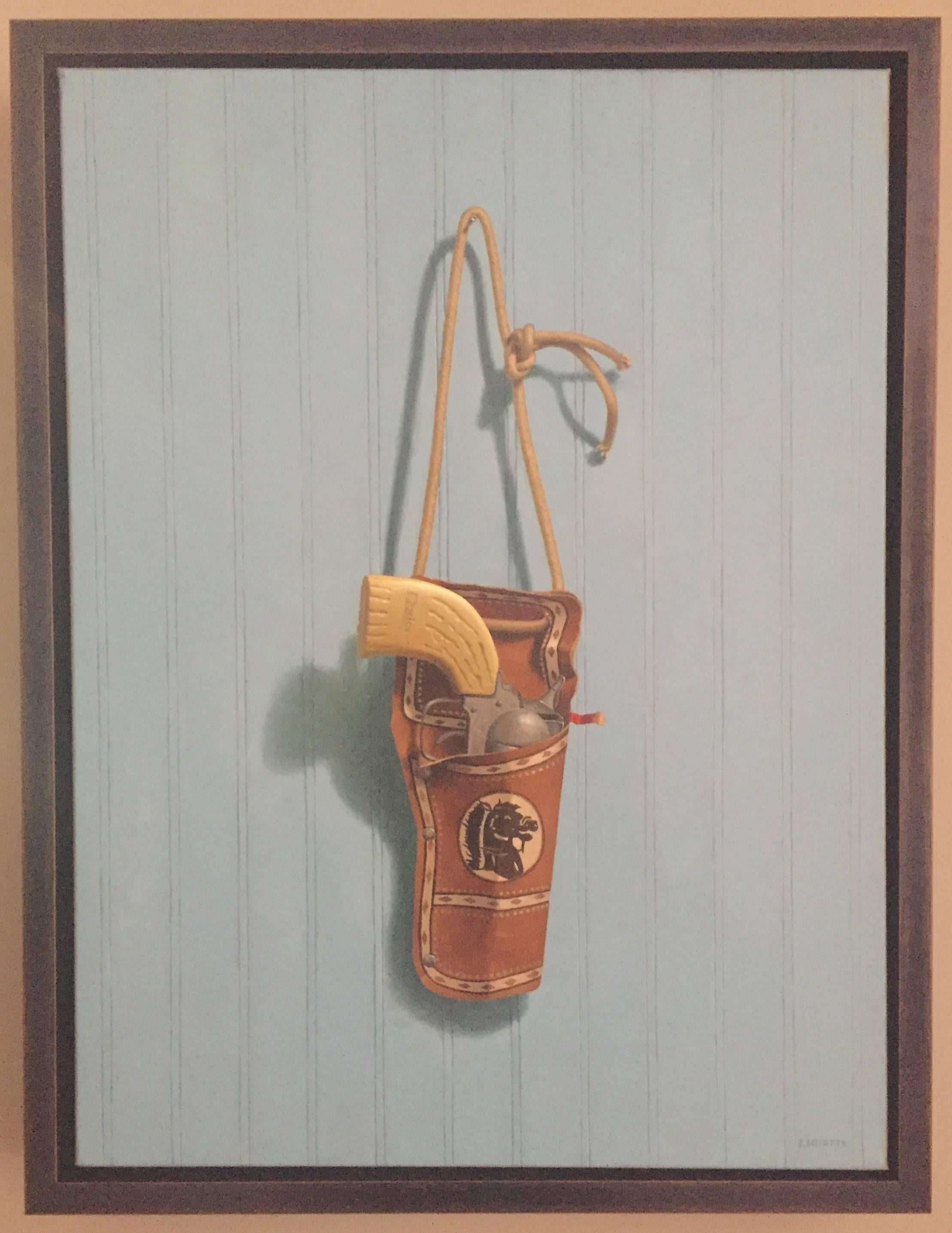 Toy Cap Gun - Painting by John Morfis