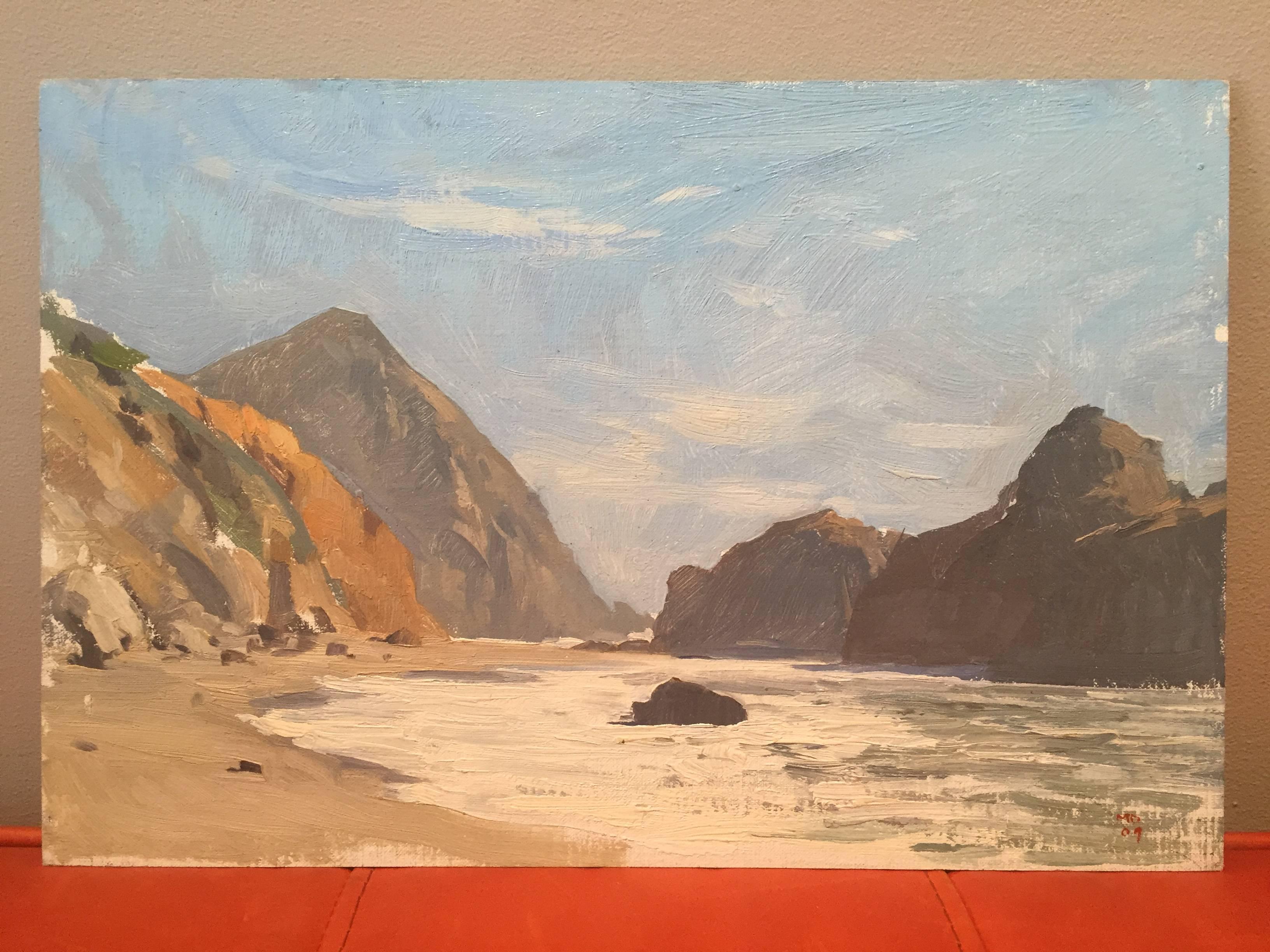 Pfeiffer Beach - Painting by Marc Dalessio