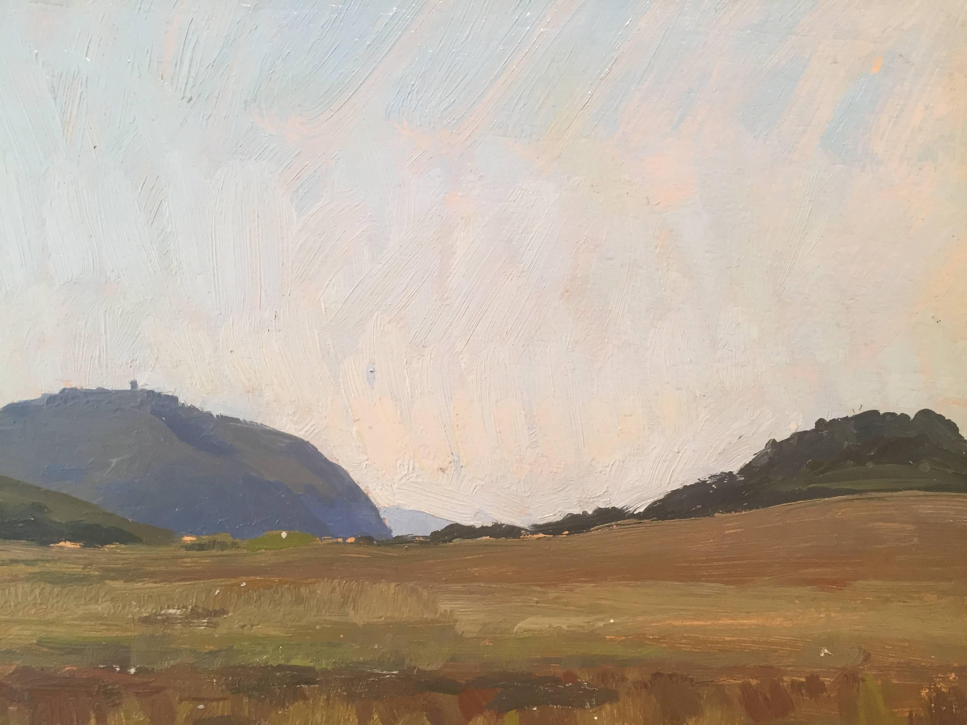 Baratti Hills - American Impressionist Painting by Marc Dalessio