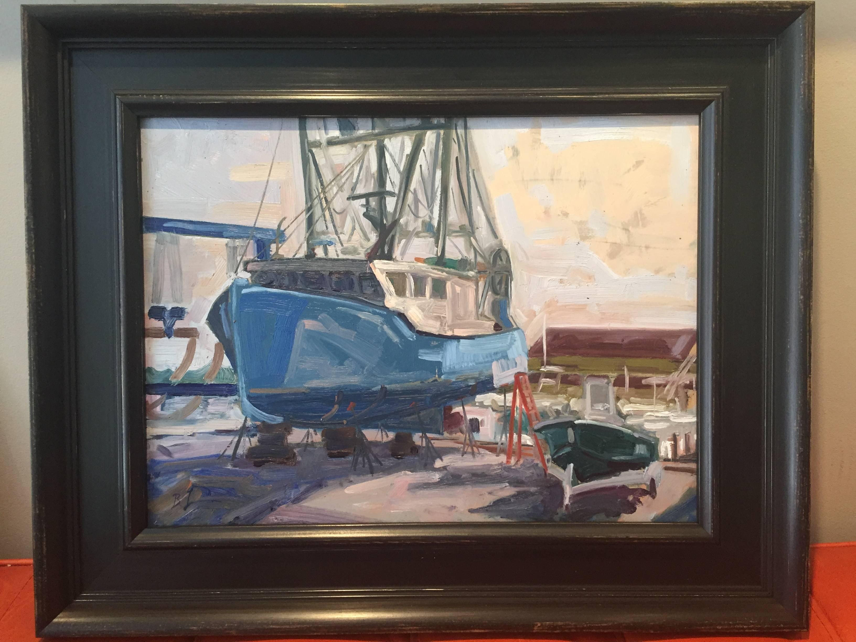Bobo's Boat - Painting by Benjamin Lussier
