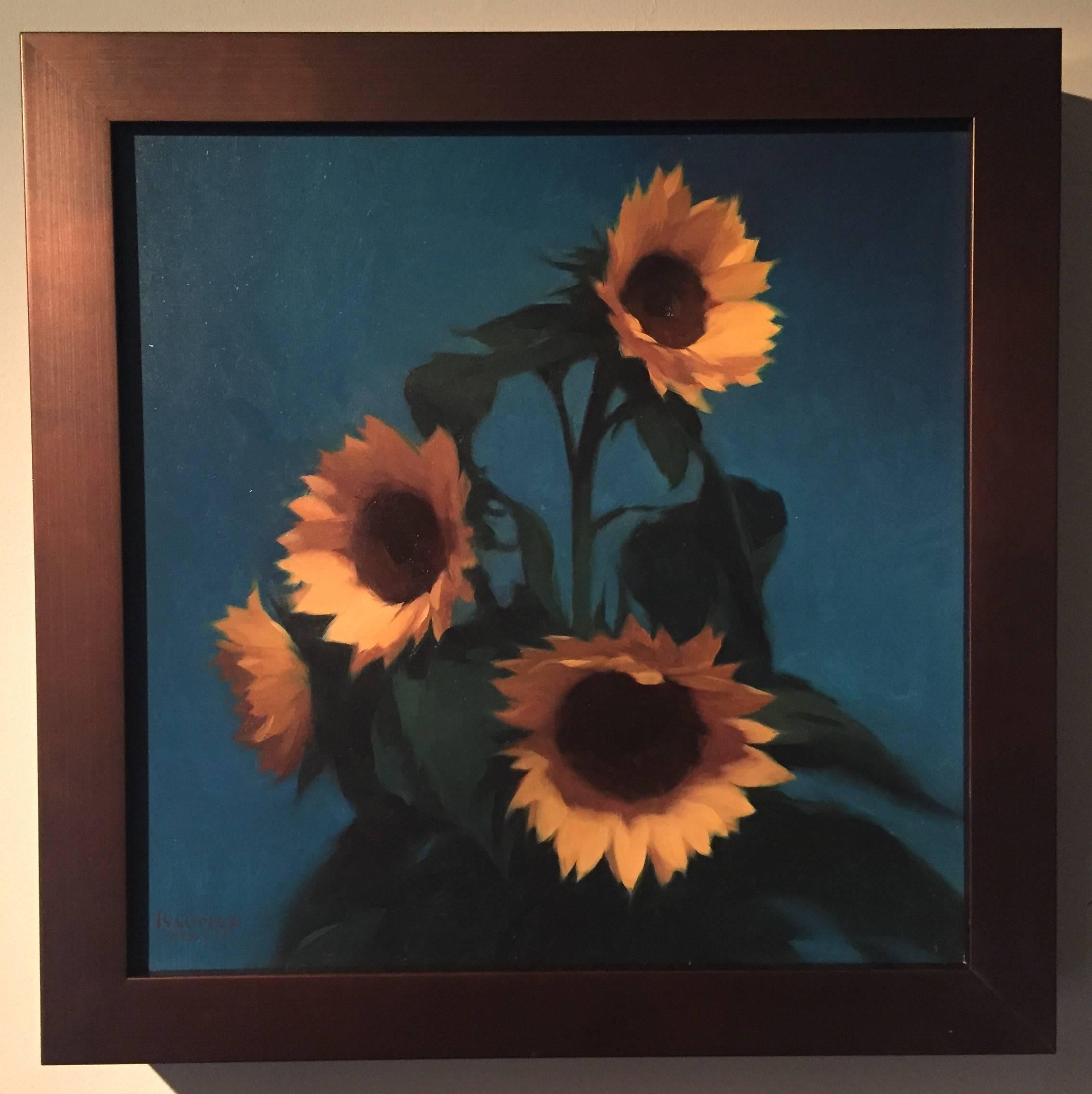 Sunflowers - Painting by Stephen Bauman