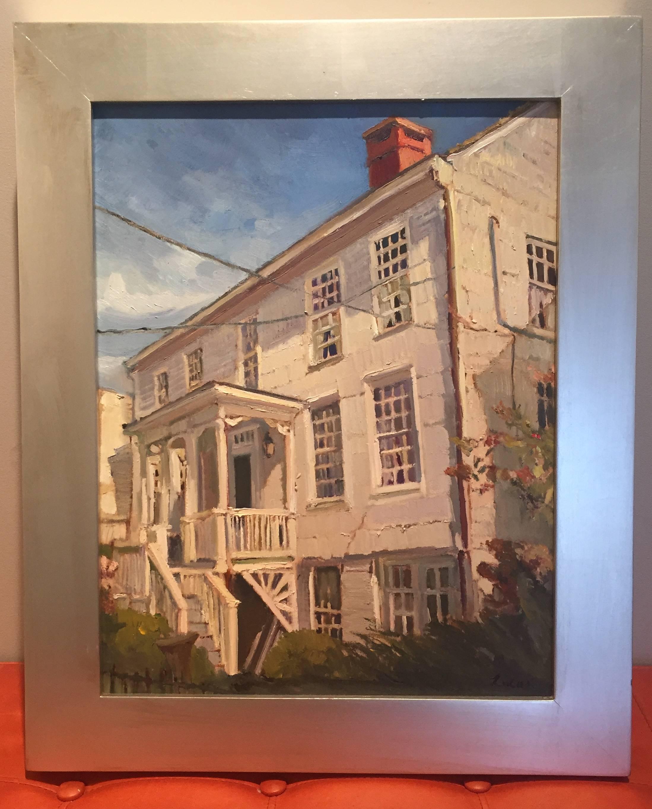 Latham House - Painting by Maryann Lucas