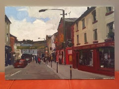 "Main Street, Wexford" Paesaggio, Impressionista americano