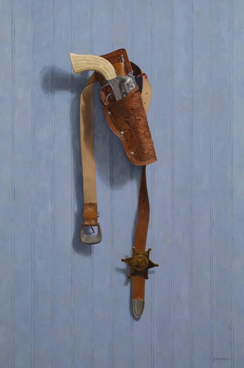 John Morfis Still-Life Painting - Toy Texas Ranger