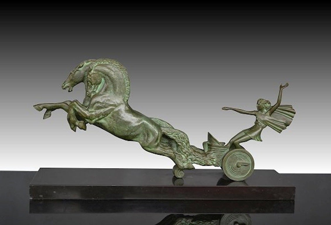 Charles Ruchot Figurative Sculpture - Chariot