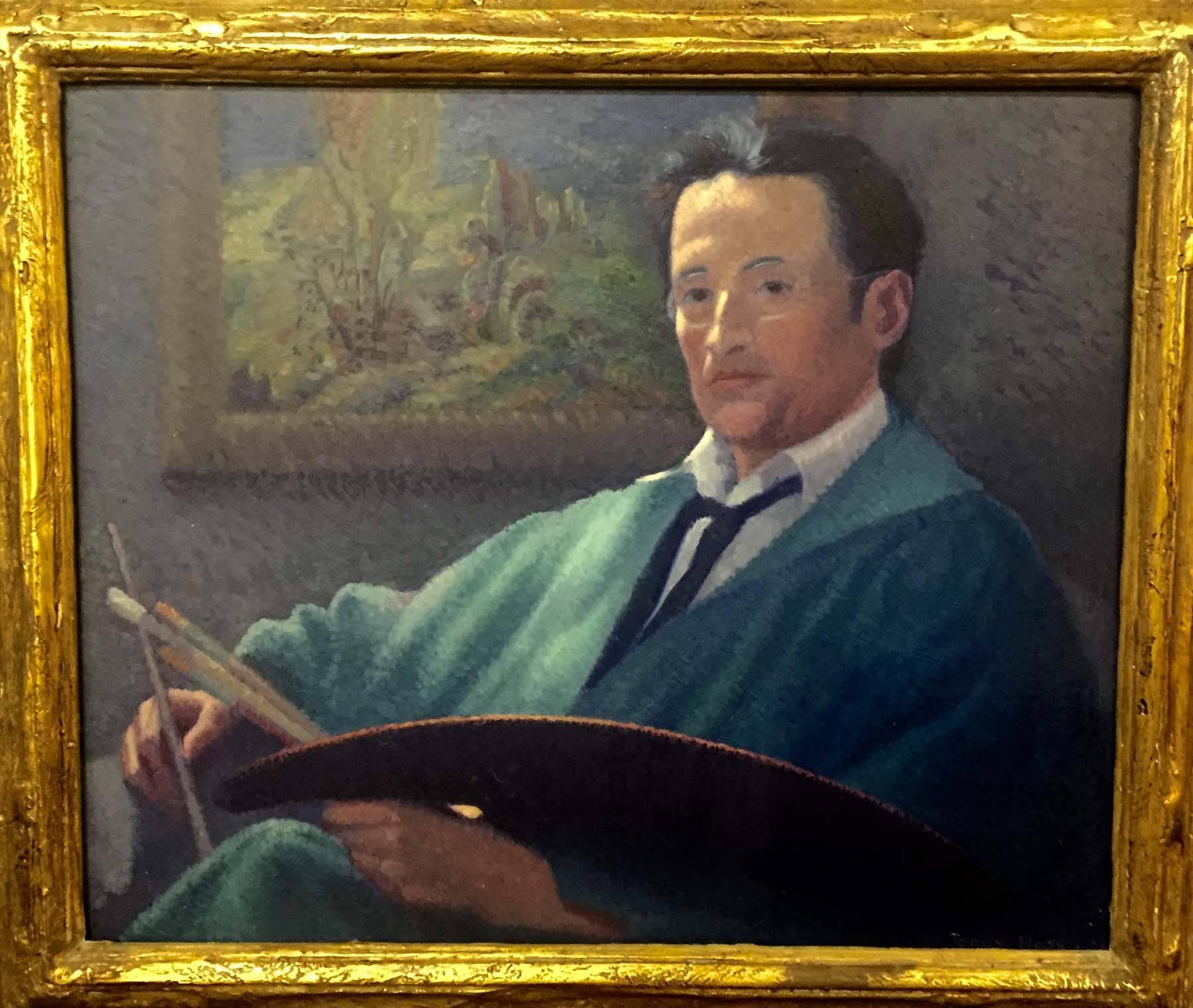 Self Portrait - Painting by Torrey Ross