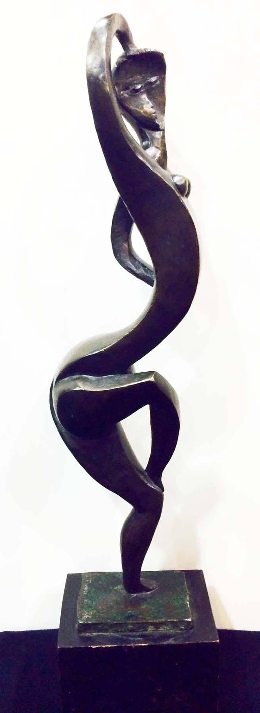 Josephine Baker - Cubist Sculpture by Sebastien Tamari