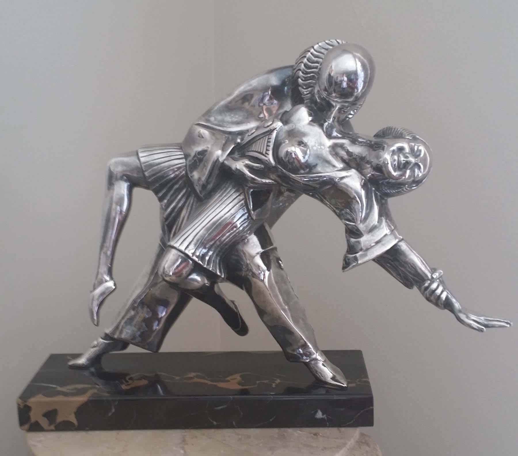 Figurative Sculpture Thomas Francois-Cartier - Perrot Dancing