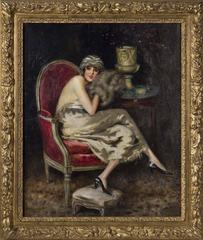Woman with Muff