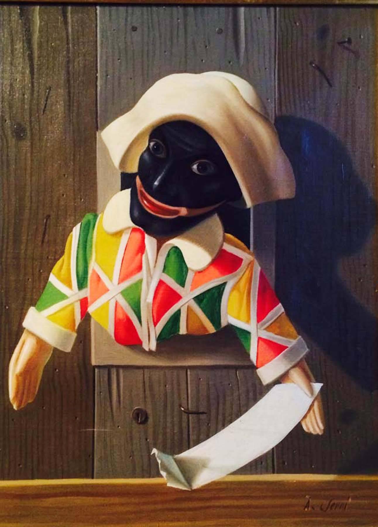 Puppets (PAIR) - Painting by ALFREDO SERRI