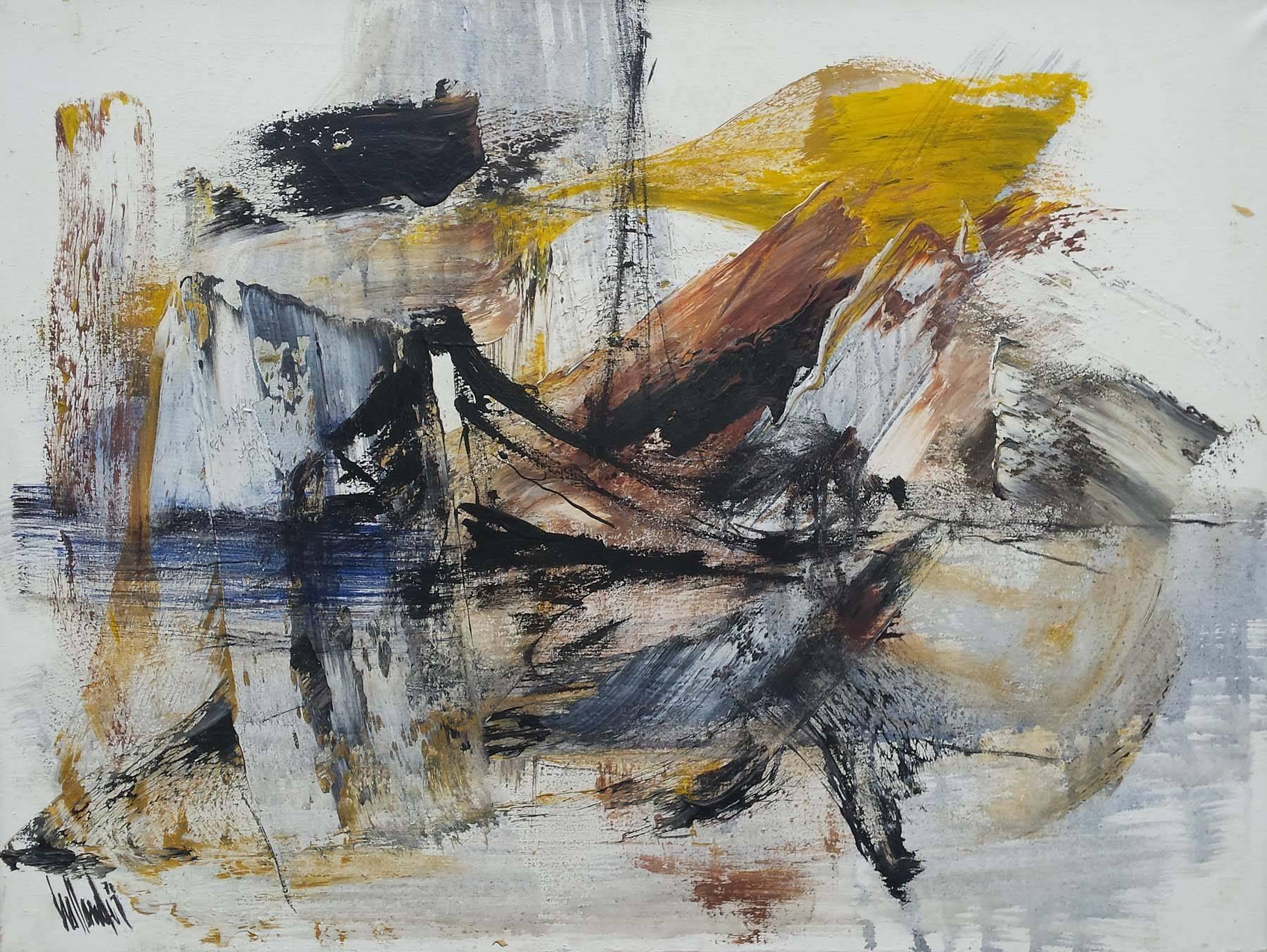Gino Hollander Abstract Painting - Abstract #1