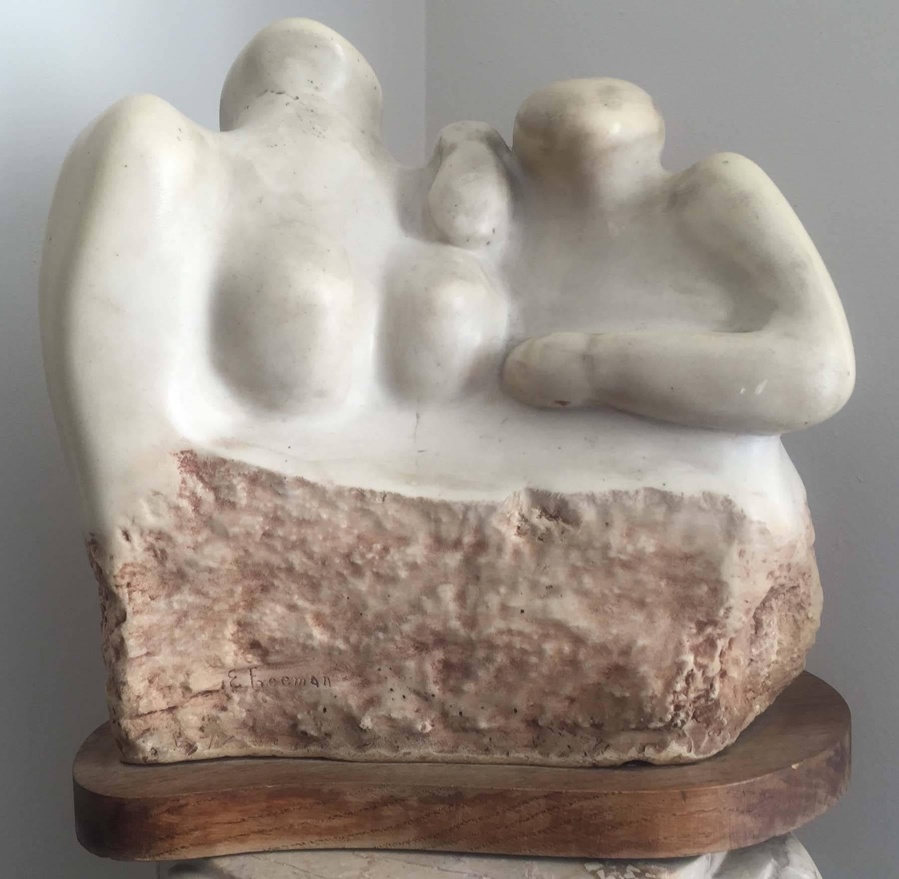 E. Freeman Figurative Sculpture - The Family