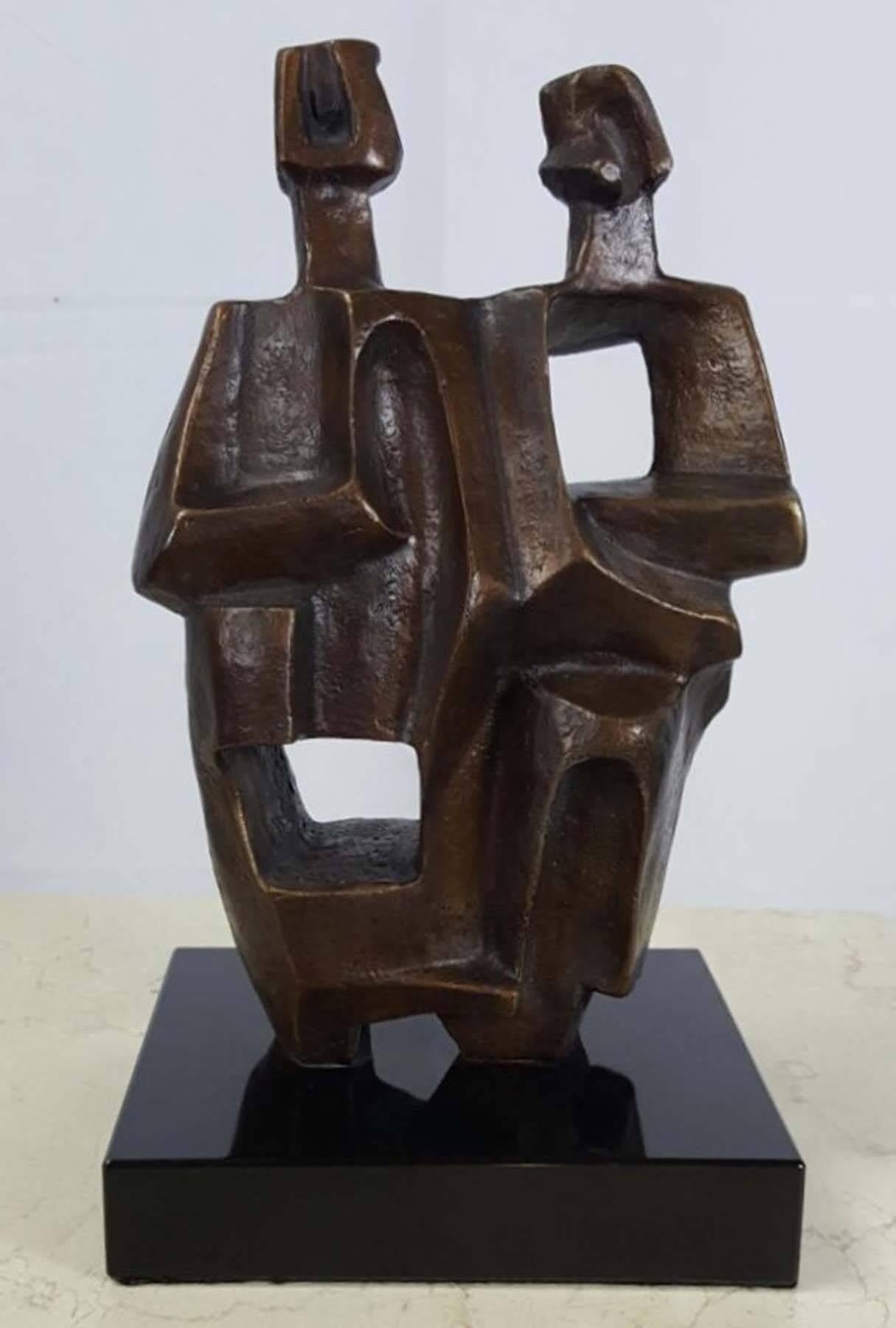 Charna Rickey Figurative Sculpture - The Couple