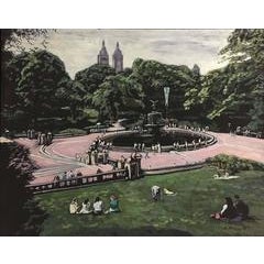 Bethesda Fountain, Central Park, New York 10