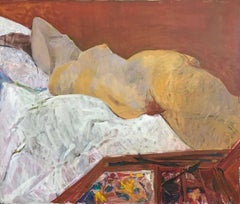 RECLINING NUDE IN STUDIO