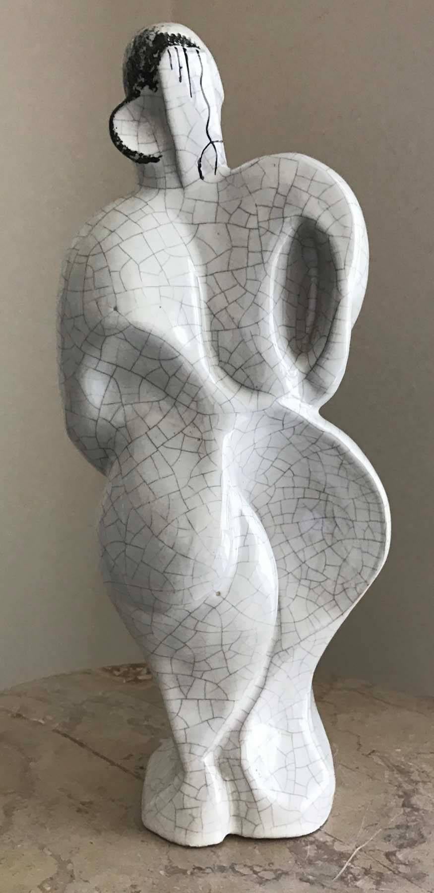 Cubist Nude - Sculpture by Unknown