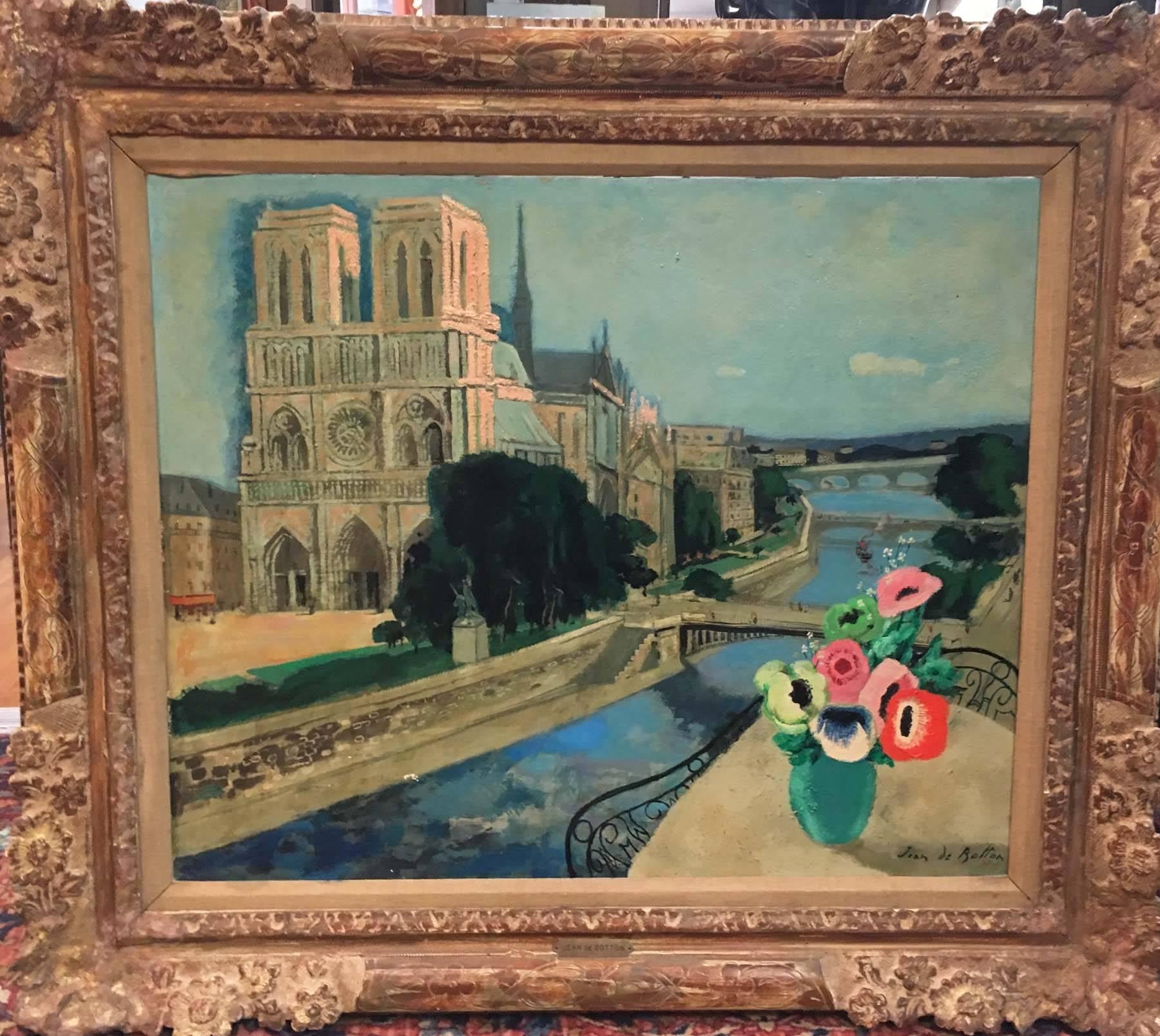 Notre Dame - Painting by Jean de Botton